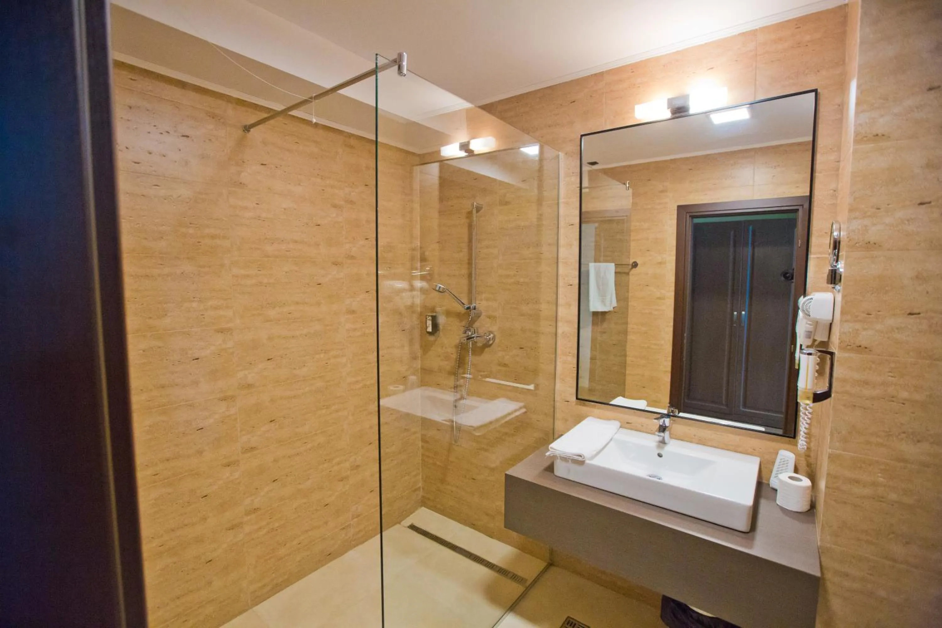 Shower in Hotel Piemonte