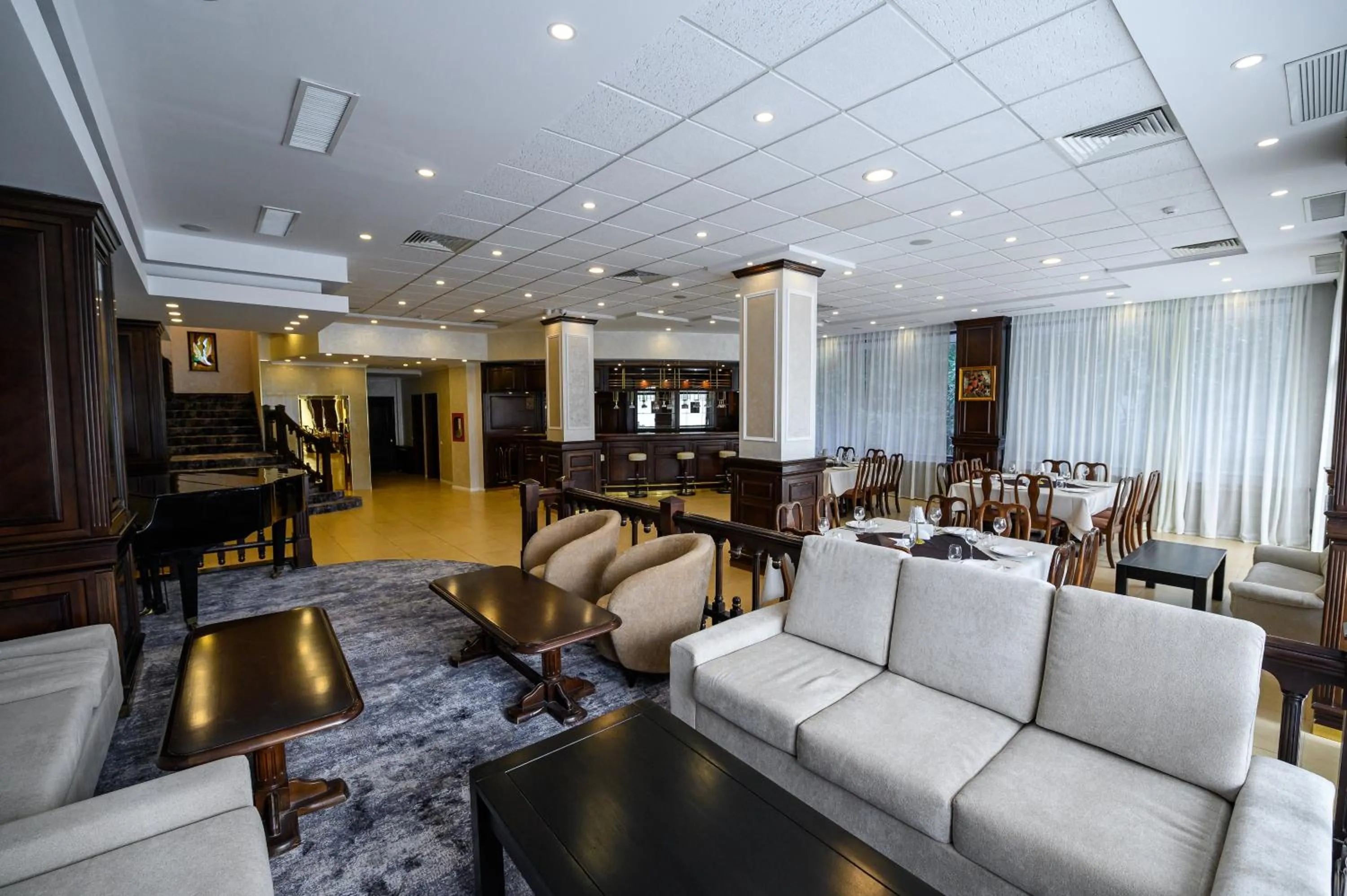 Seating area in Hotel Bulevard