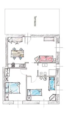 Floor plan in Leonardo Resort
