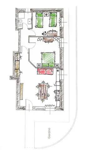 Floor plan in Leonardo Resort