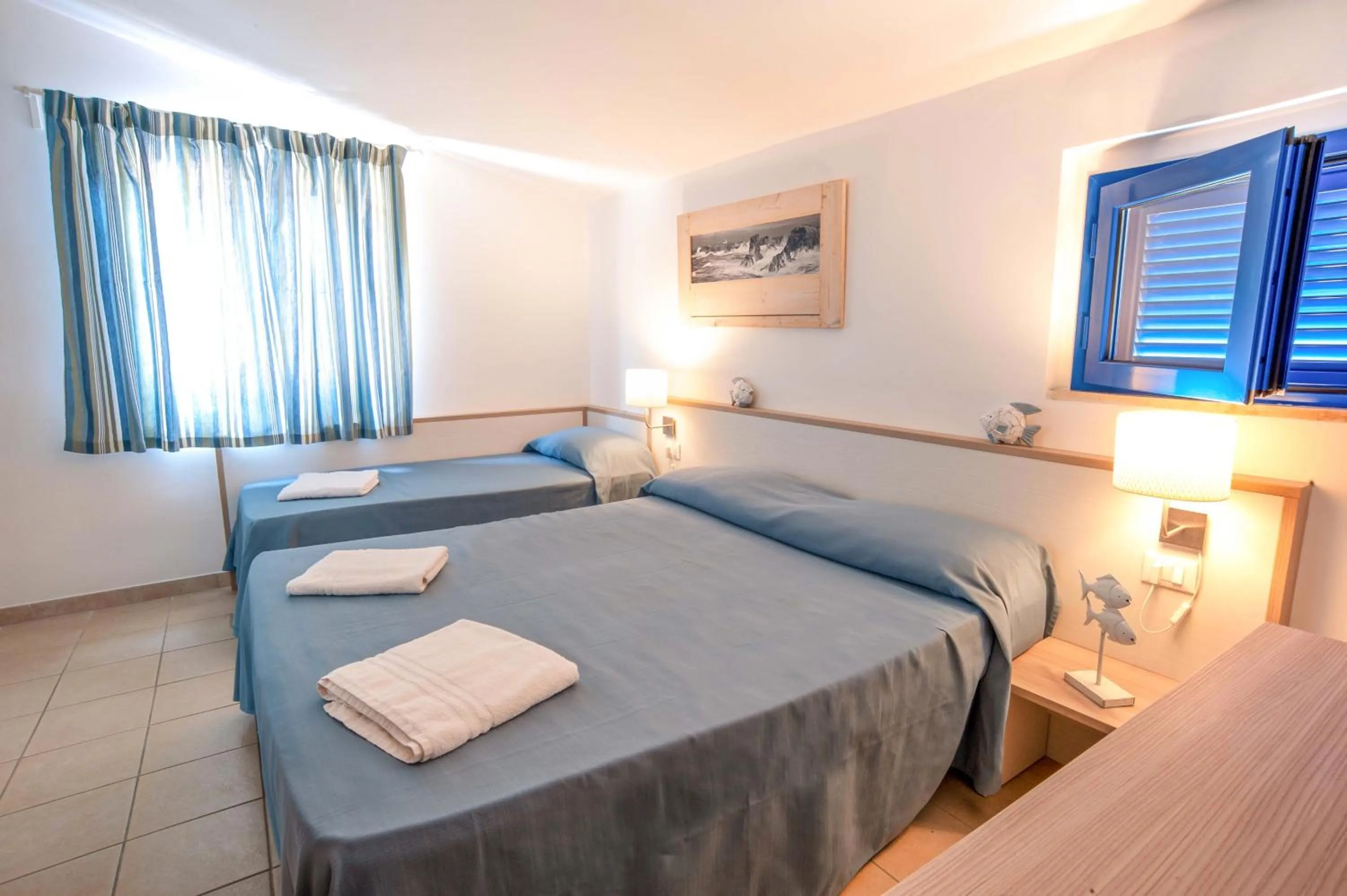 Bed in Hotel Villa Giulia