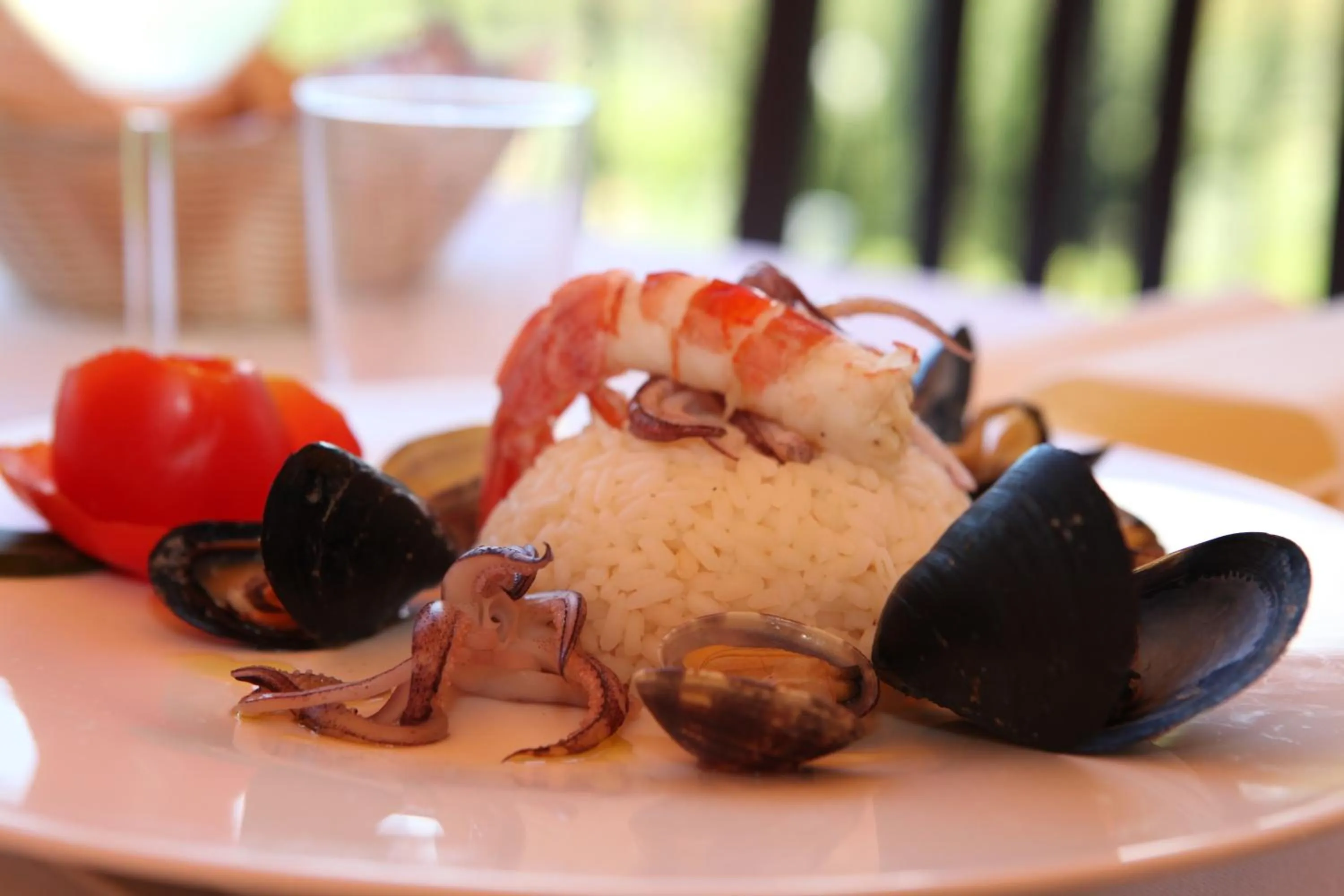 Food and drinks in Hotel Villa Giulia