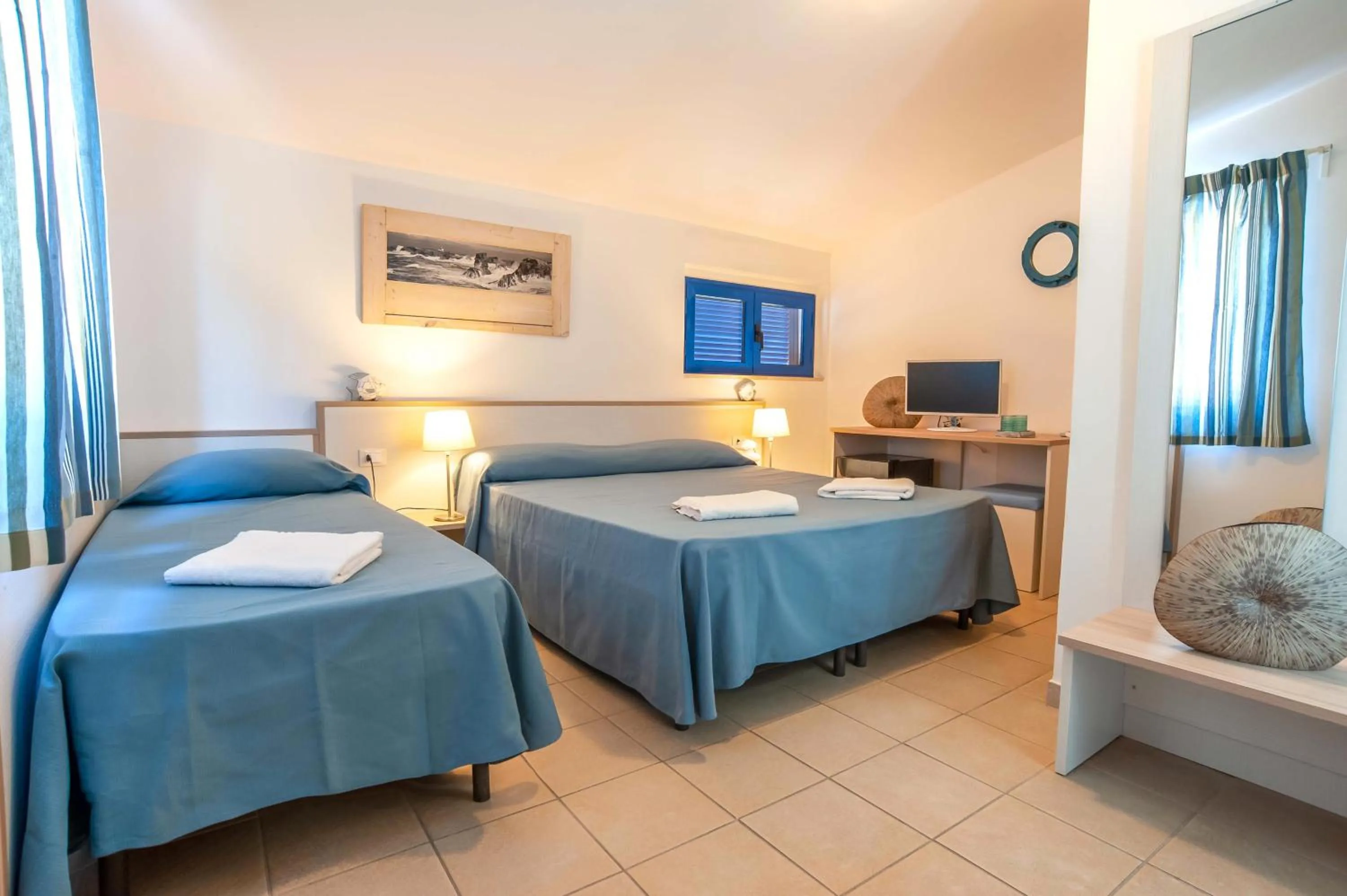 Bed in Hotel Villa Giulia