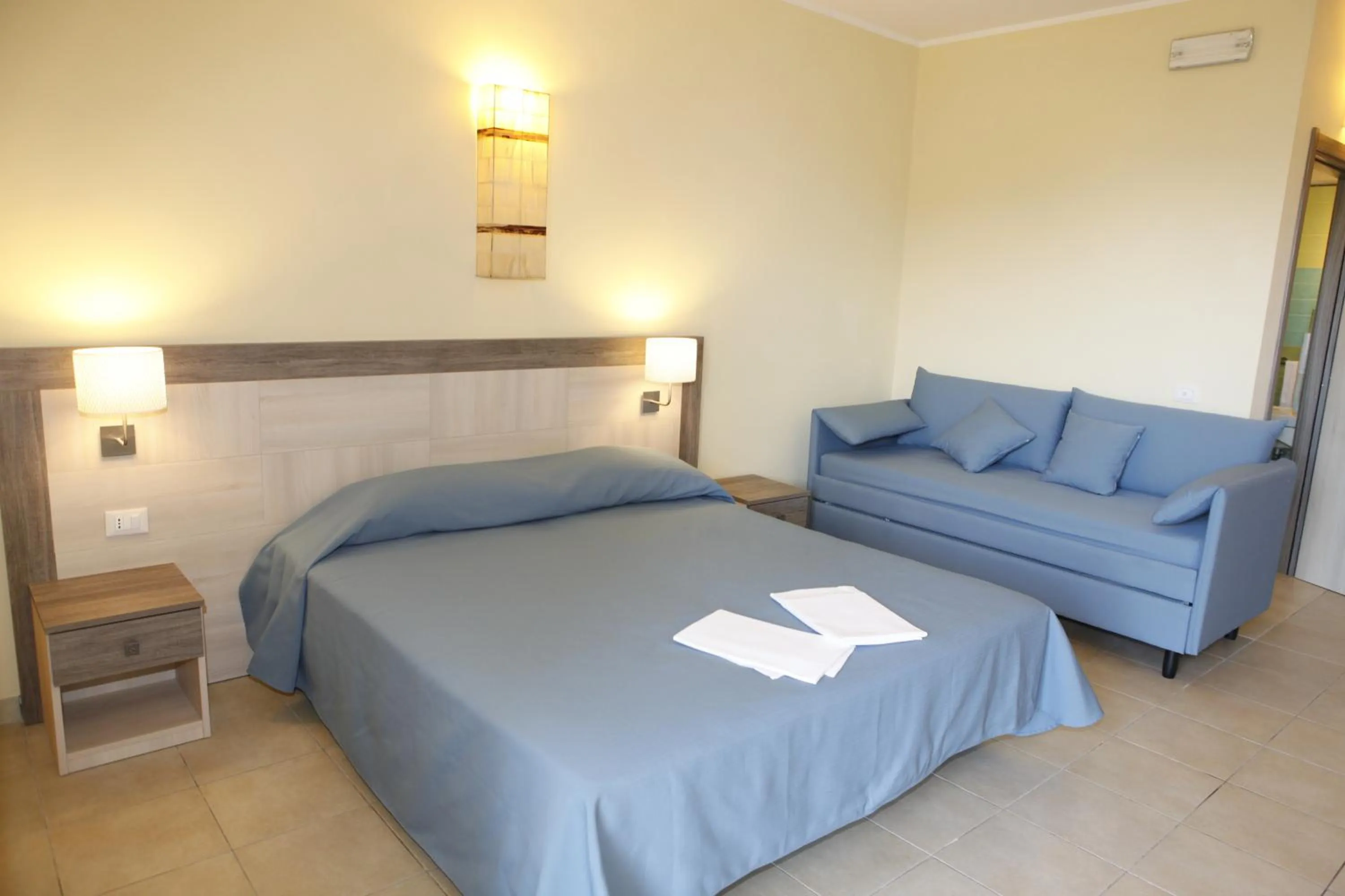 Bed in Hotel Villa Giulia