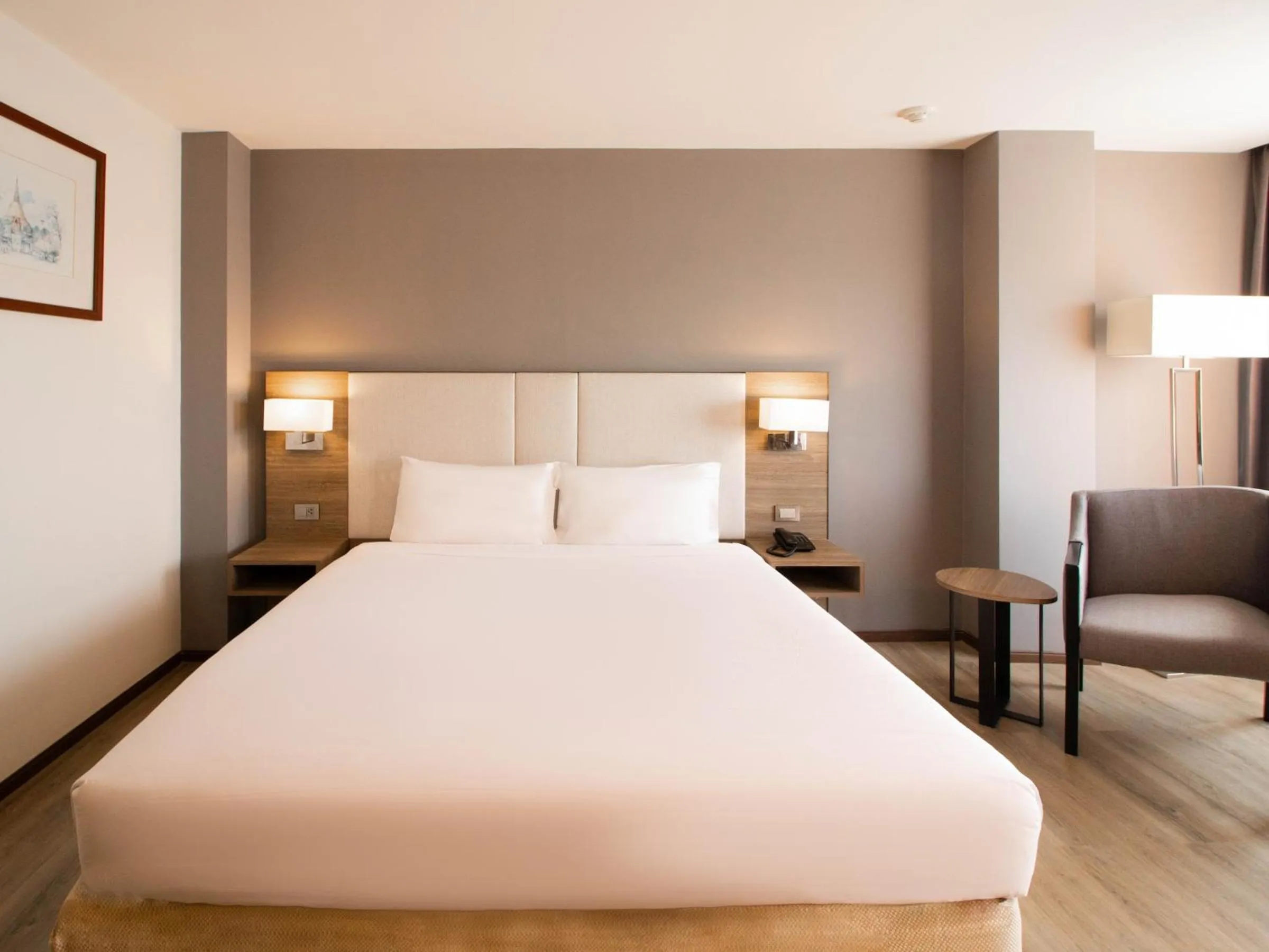 Bed in Fortune View Khong Hotel Nakhon Phanom