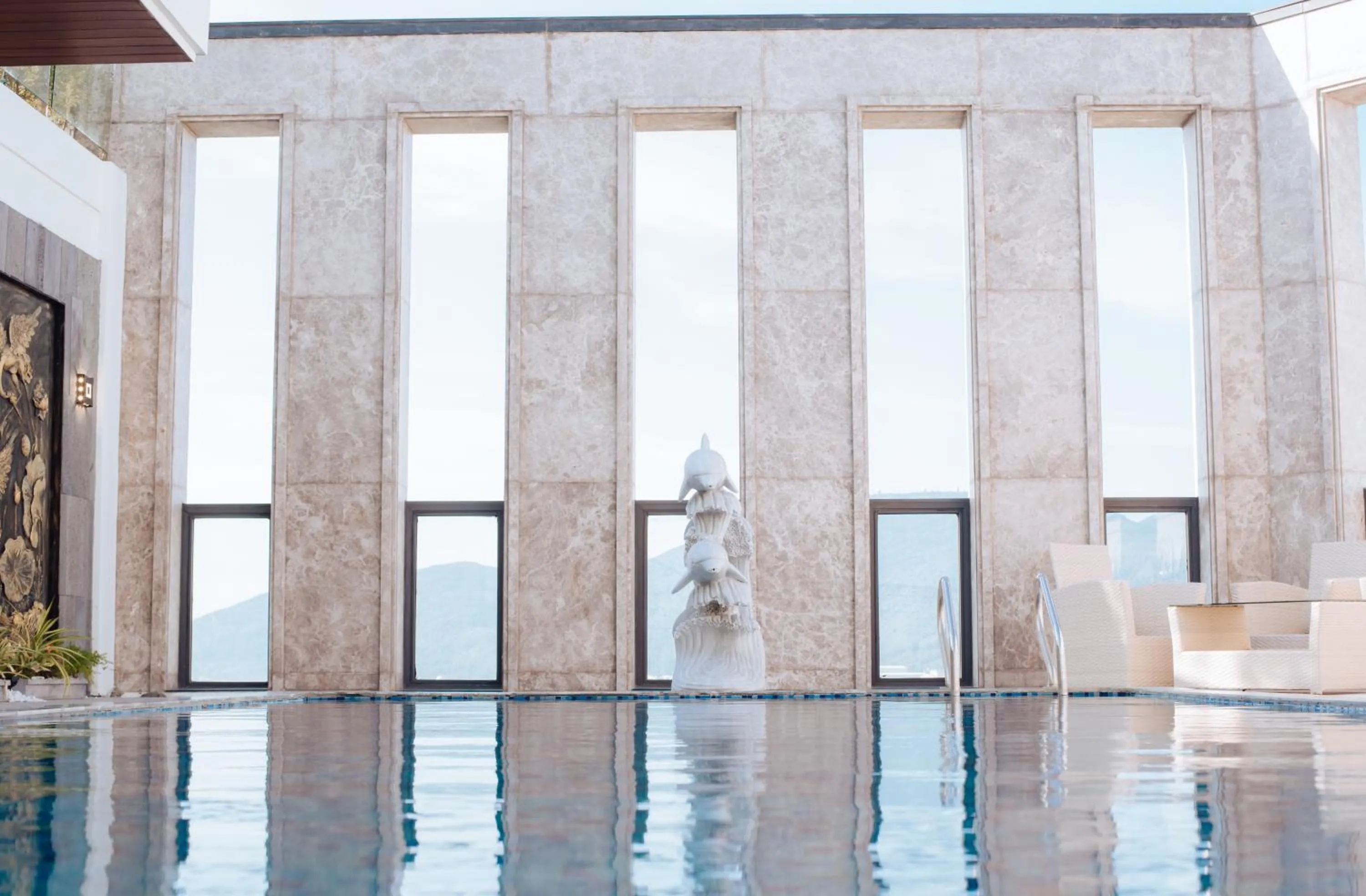 Pool view in Danaciti Hotel