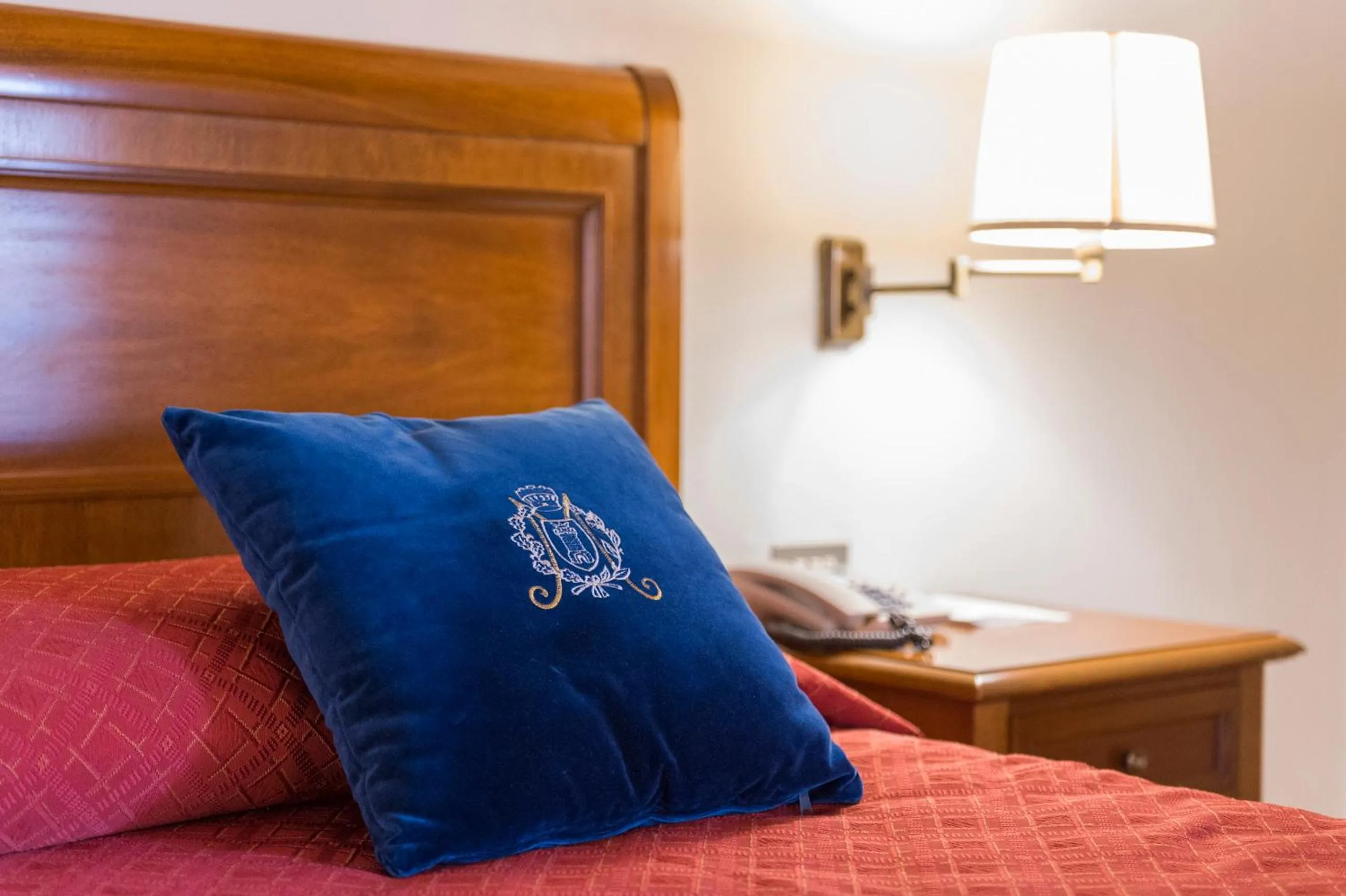 Decorative detail, Bed in Hotel Miravalle