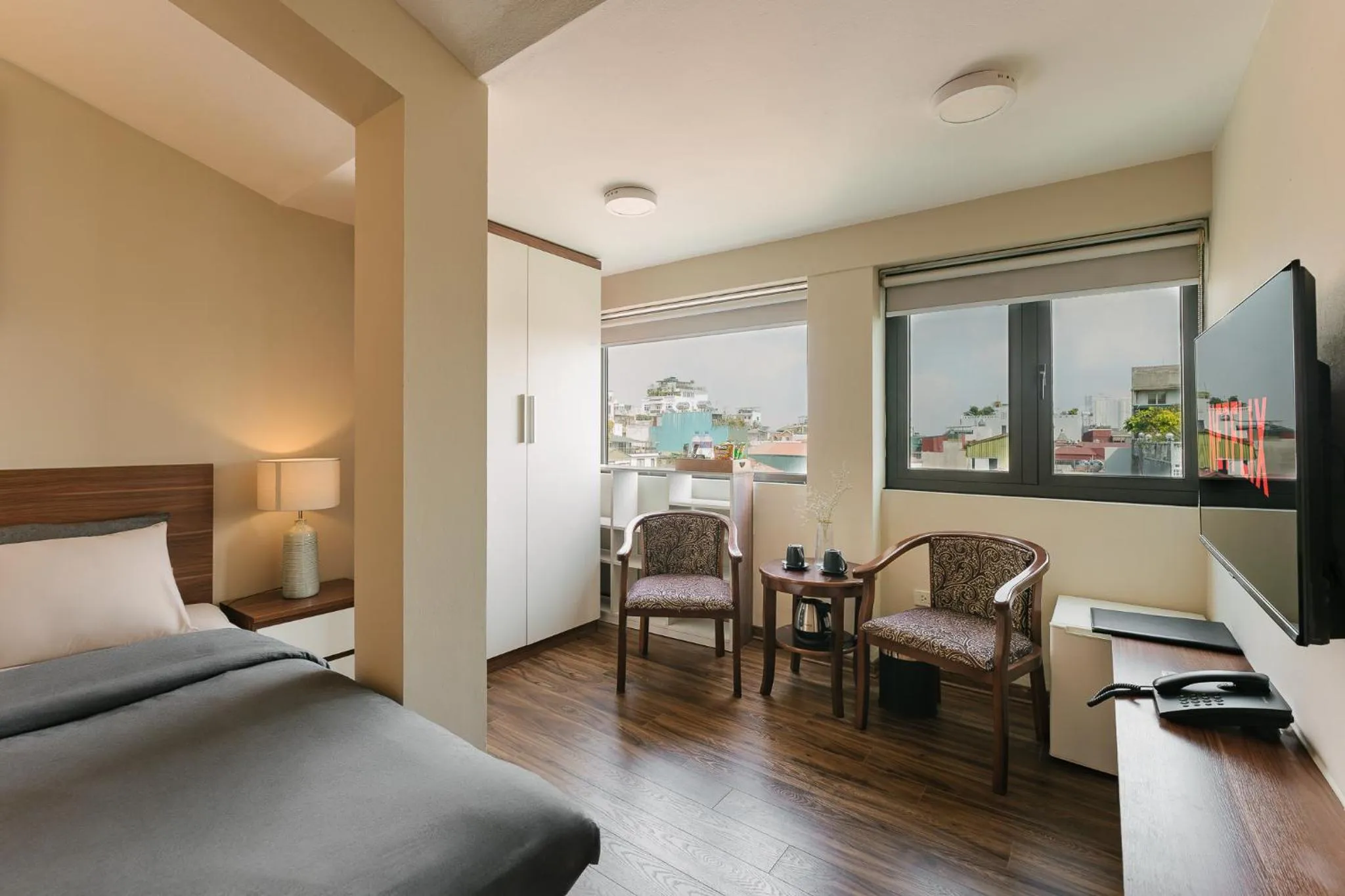 Bed in An Nguyen Boutique Hotel