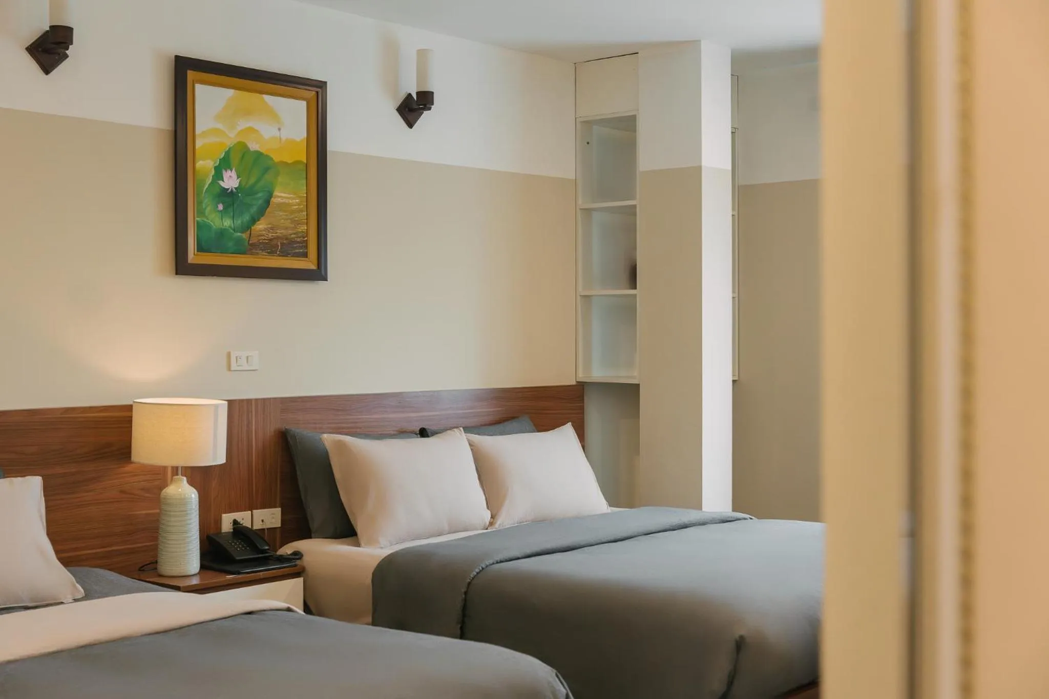 Bed in An Nguyen Boutique Hotel