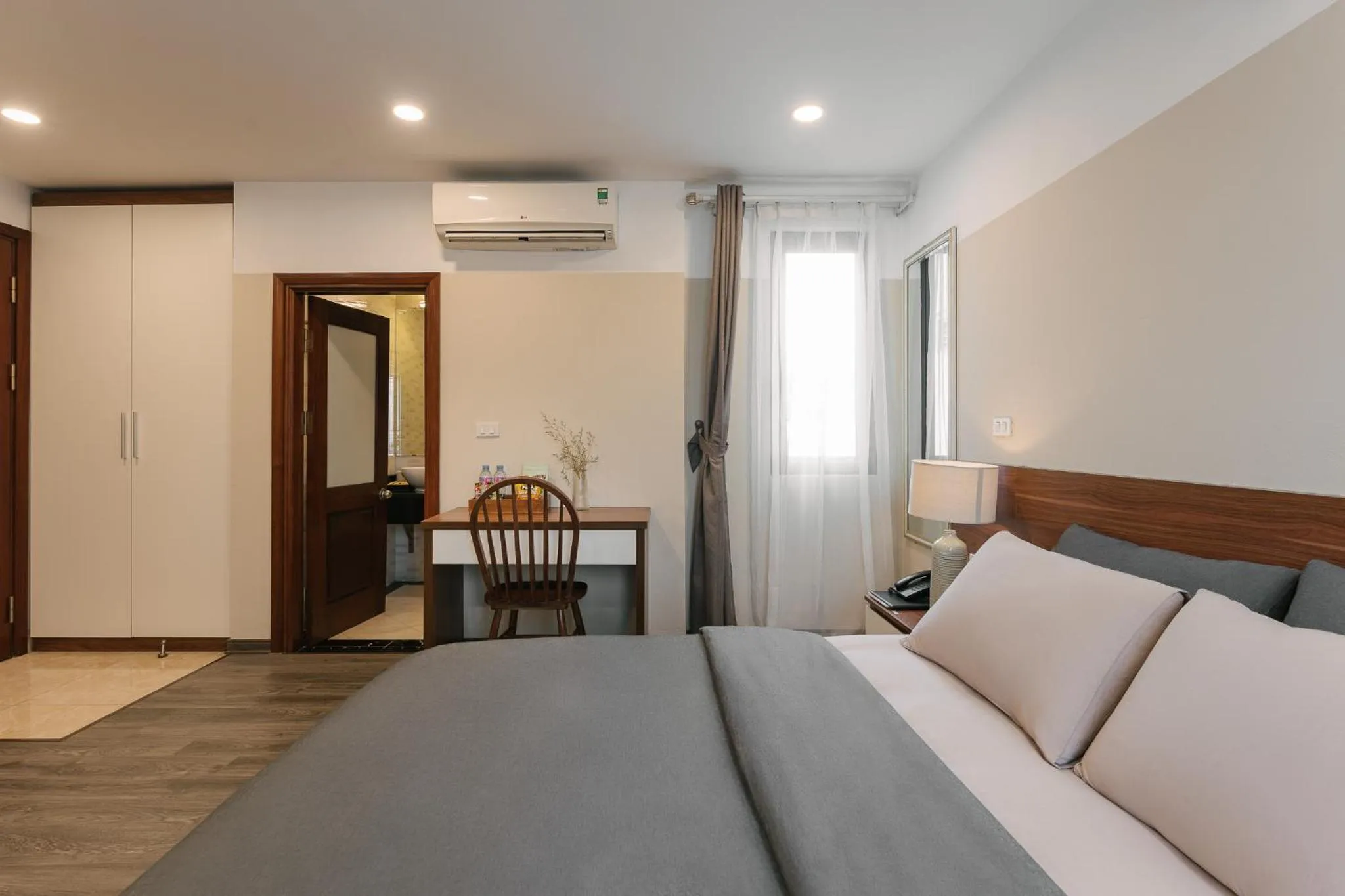 Bed in An Nguyen Boutique Hotel