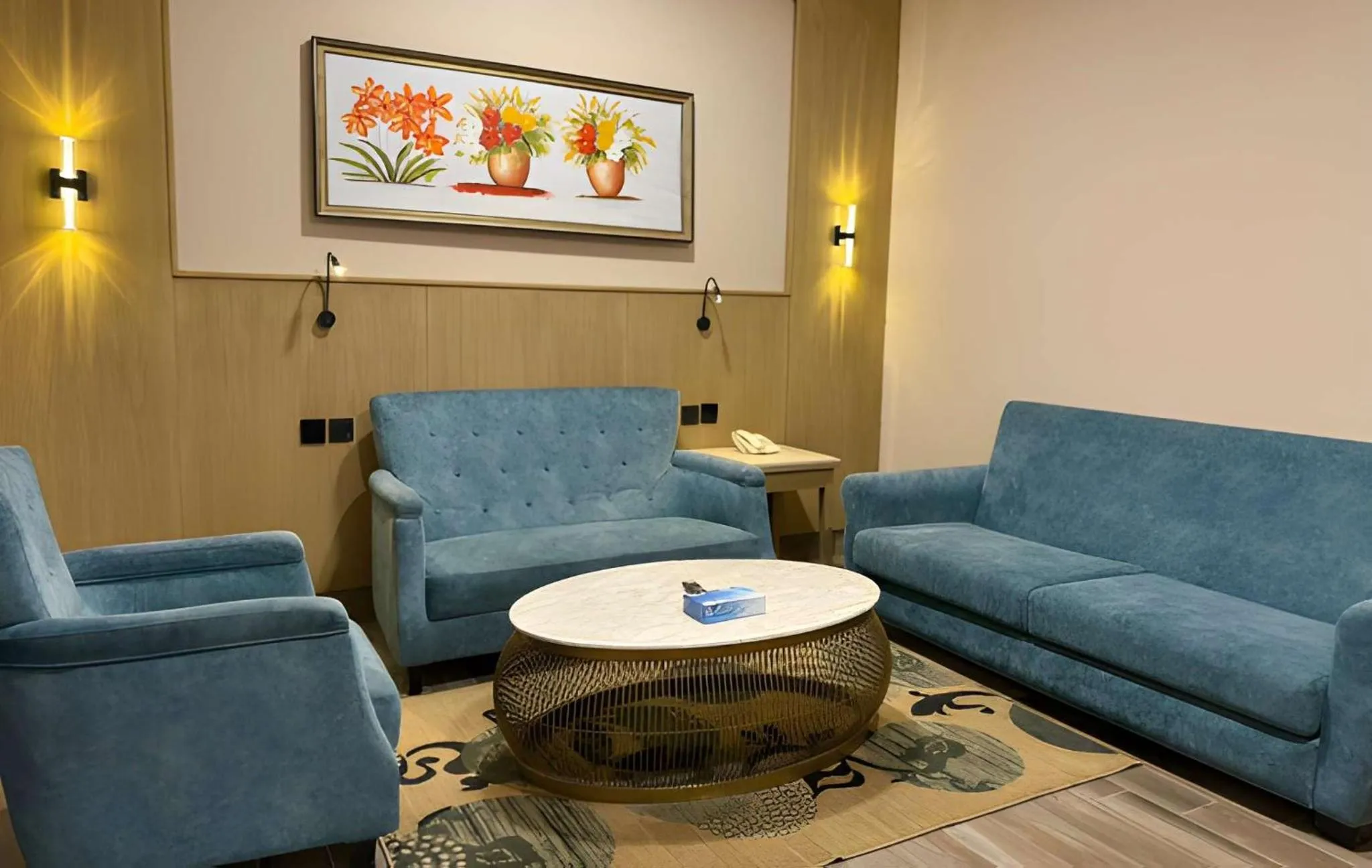 Living room in Afraa Hotel