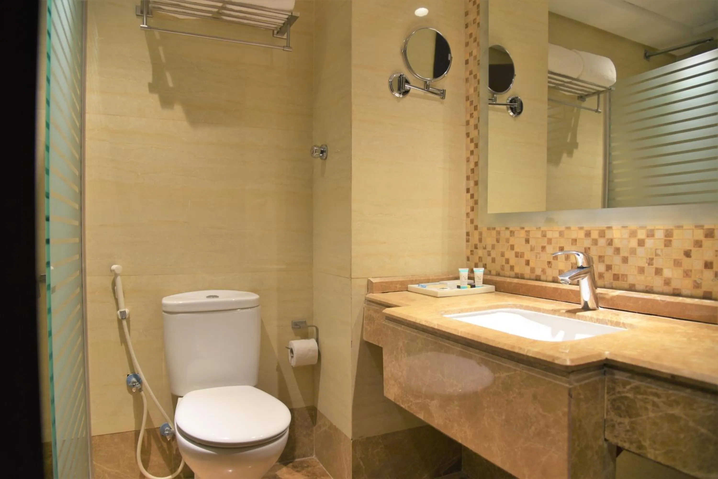 Bathroom in Afraa Hotel