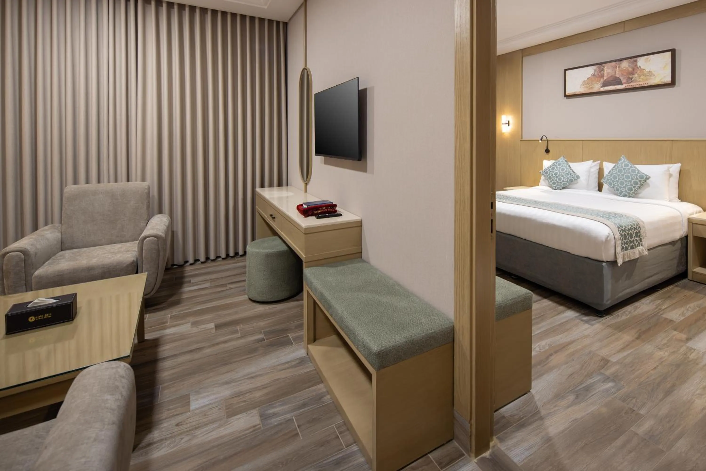 Bedroom, Bed in فندق عفراء