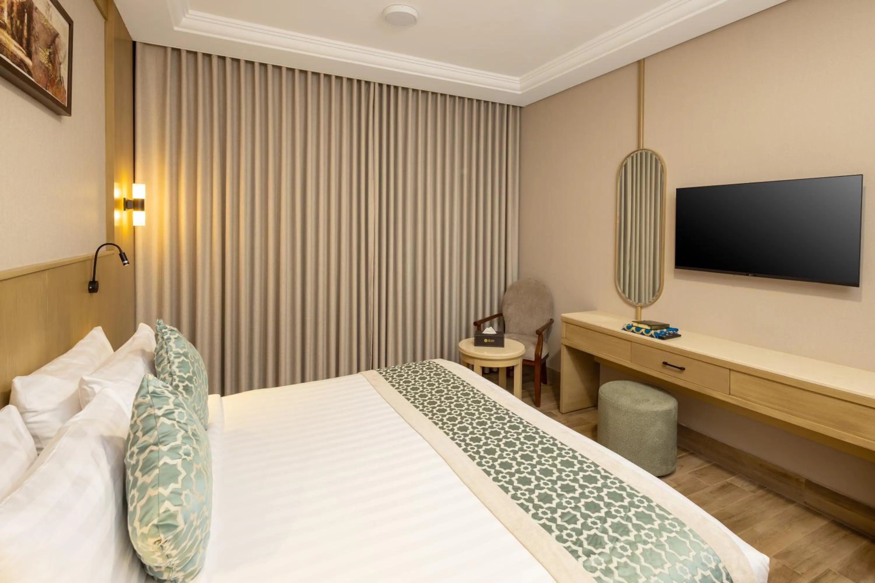 Bedroom, Bed in فندق عفراء