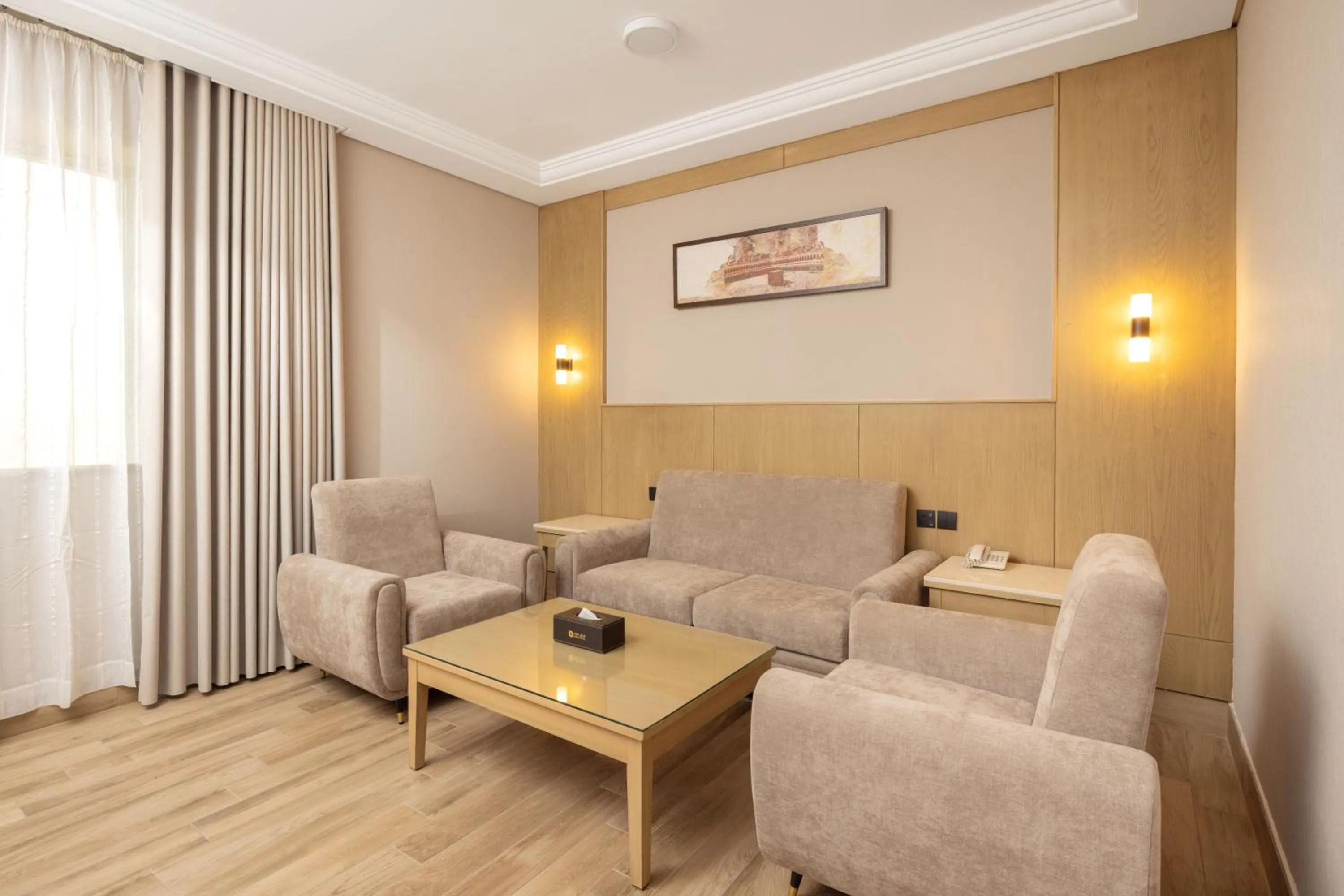 Living room in فندق عفراء