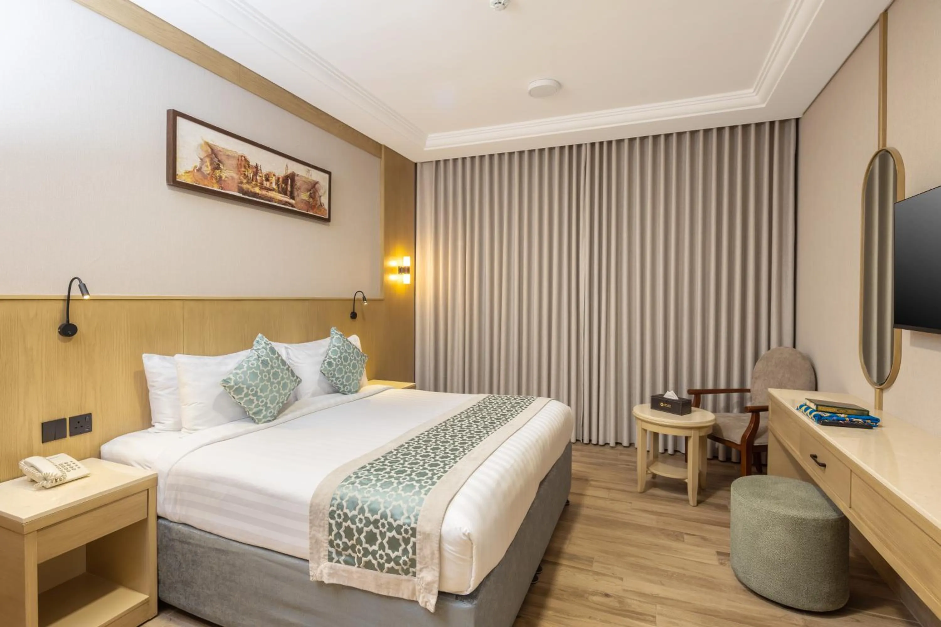 Bedroom, Bed in فندق عفراء