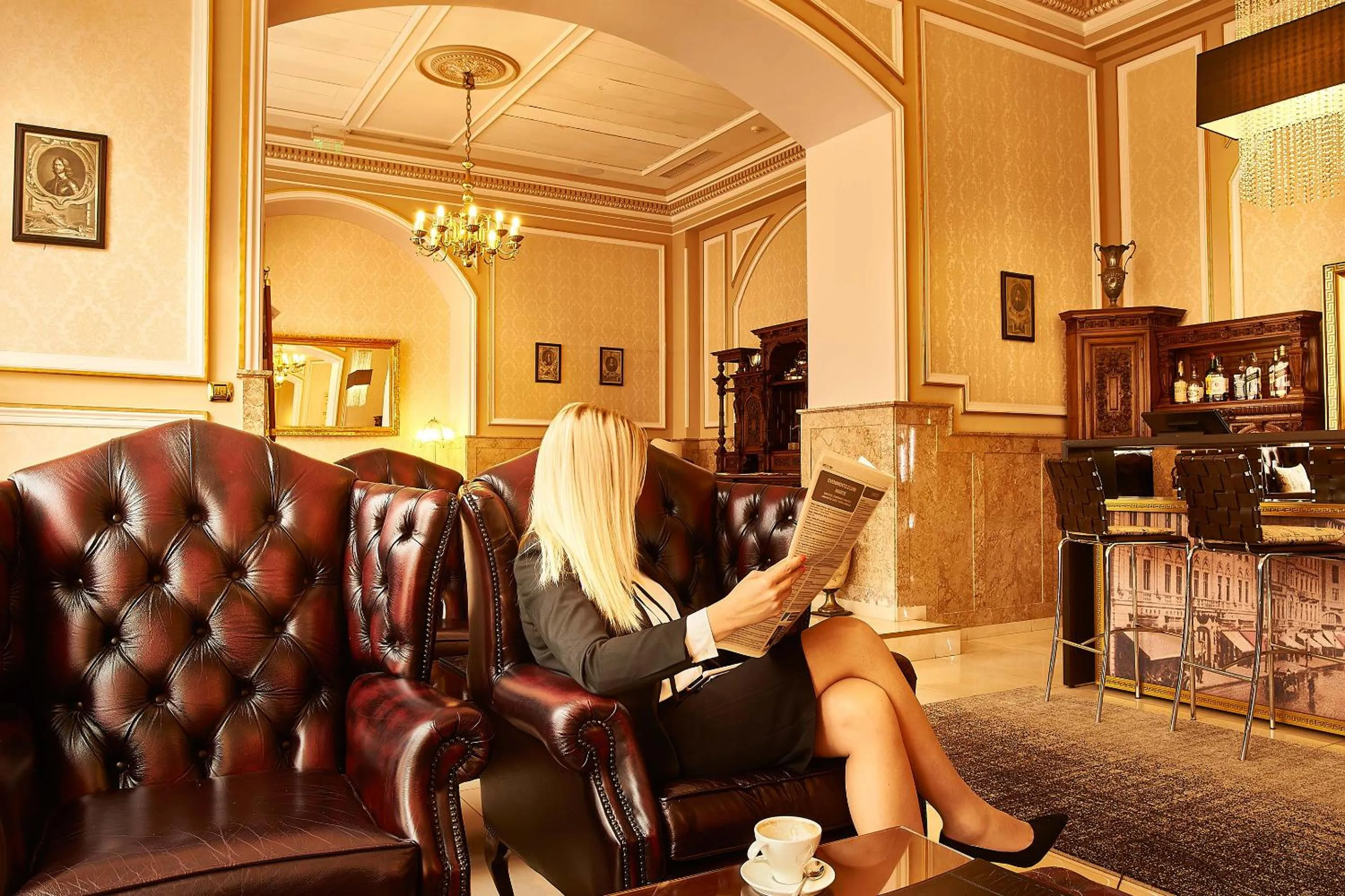 Lounge or bar in Grand Hotel Continental Bucuresti