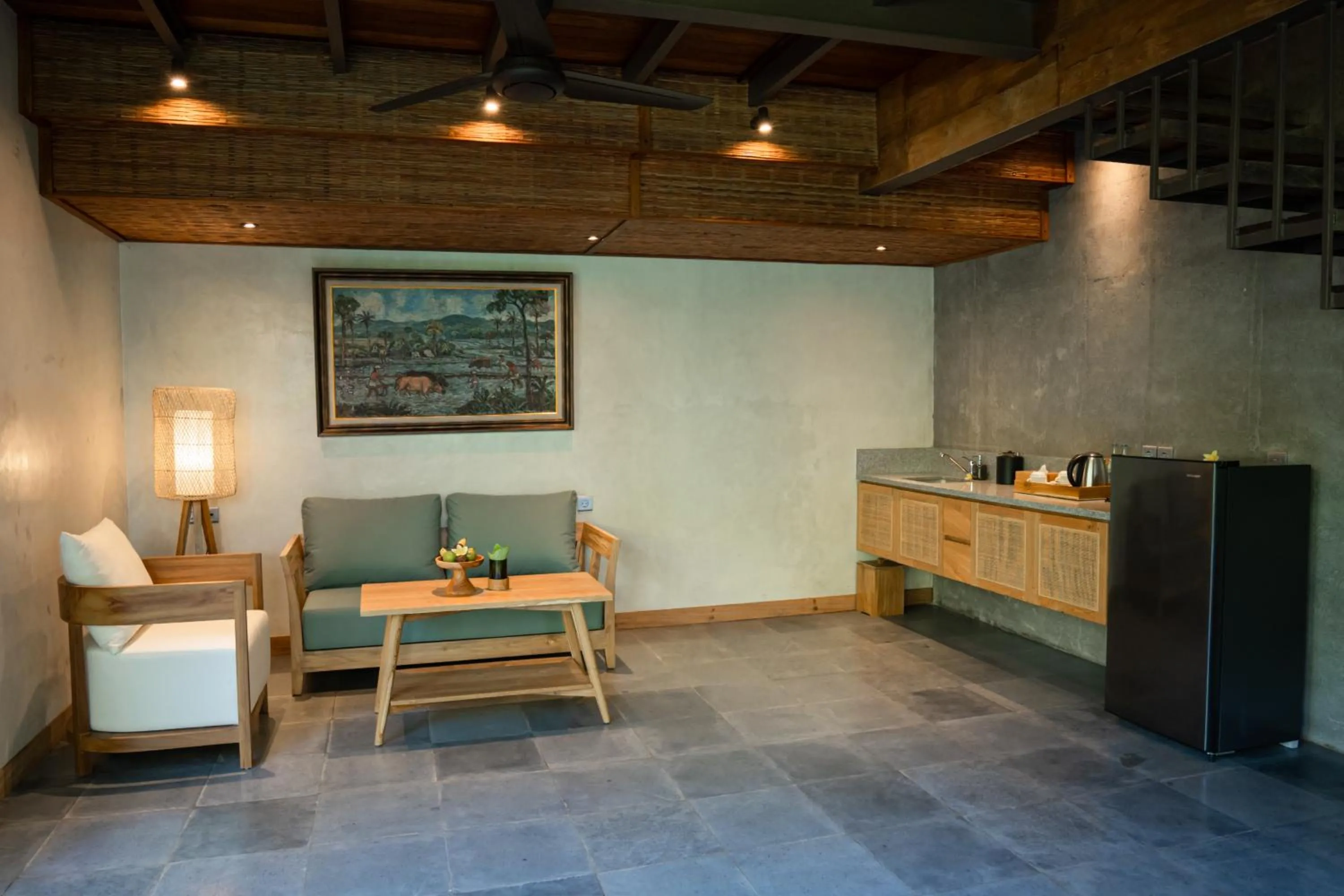 Seating area in Purana Boutique Resort