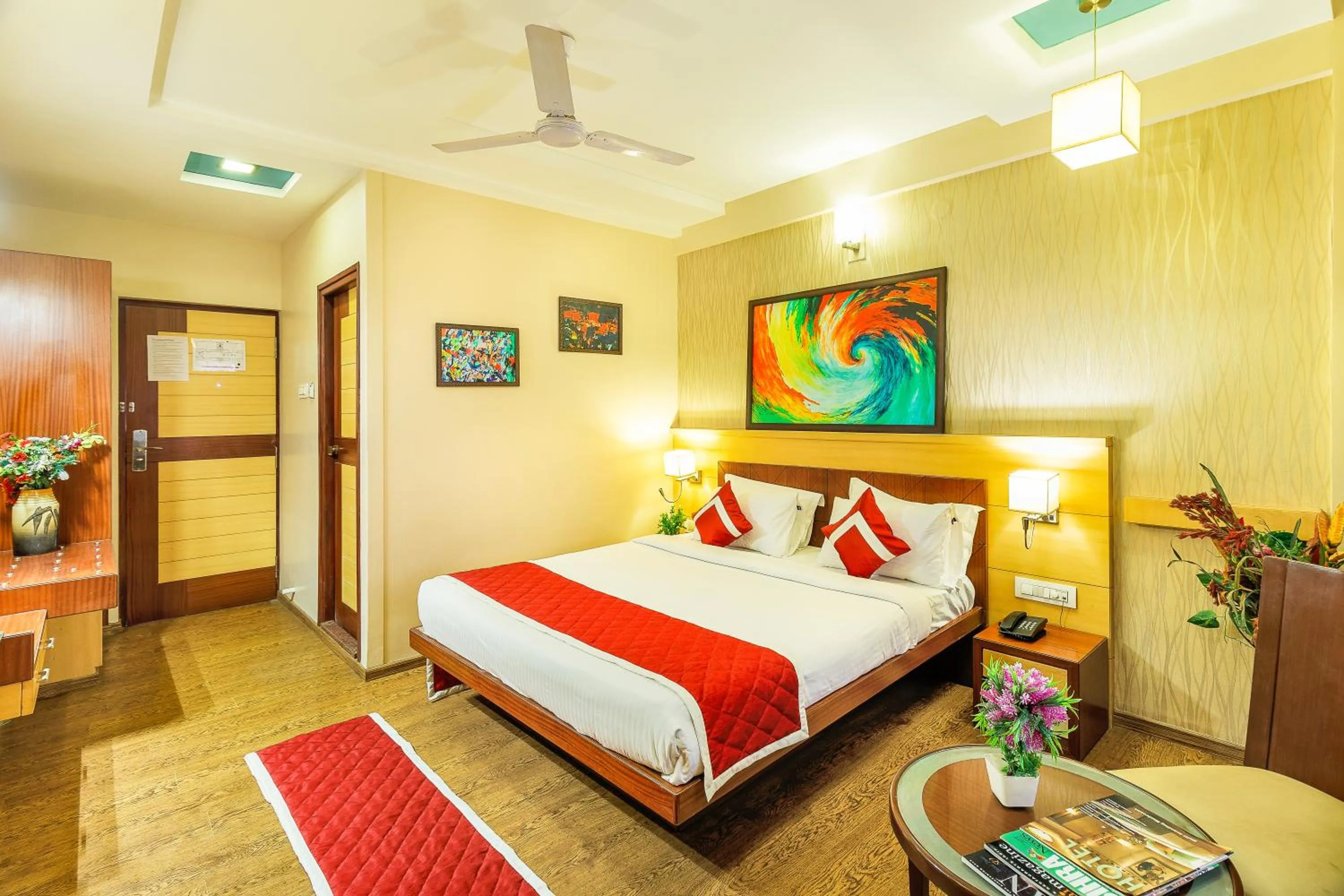 Photo of the whole room, Bed in Octave Kanthi Comforts