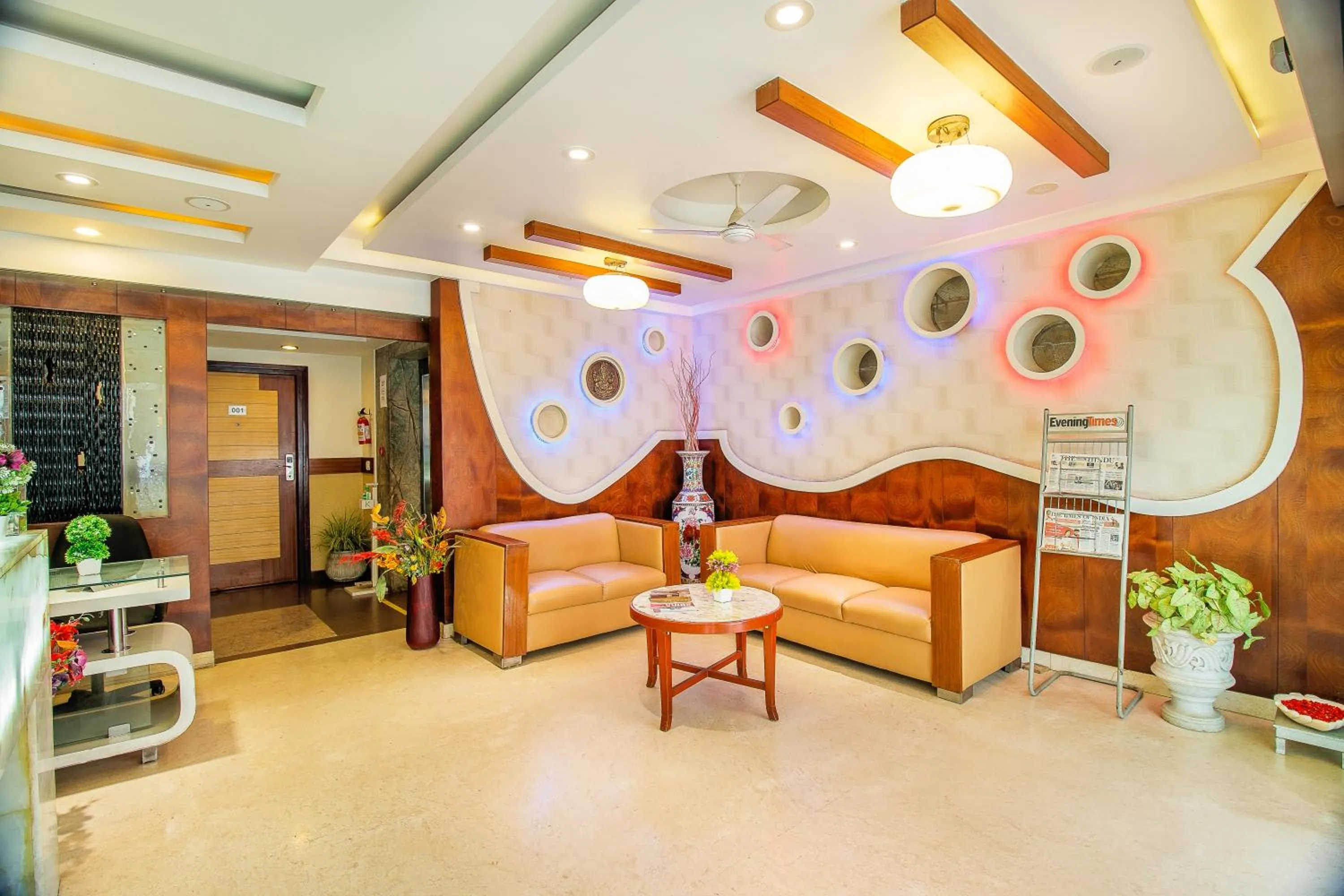 Lobby or reception in Octave Kanthi Comforts