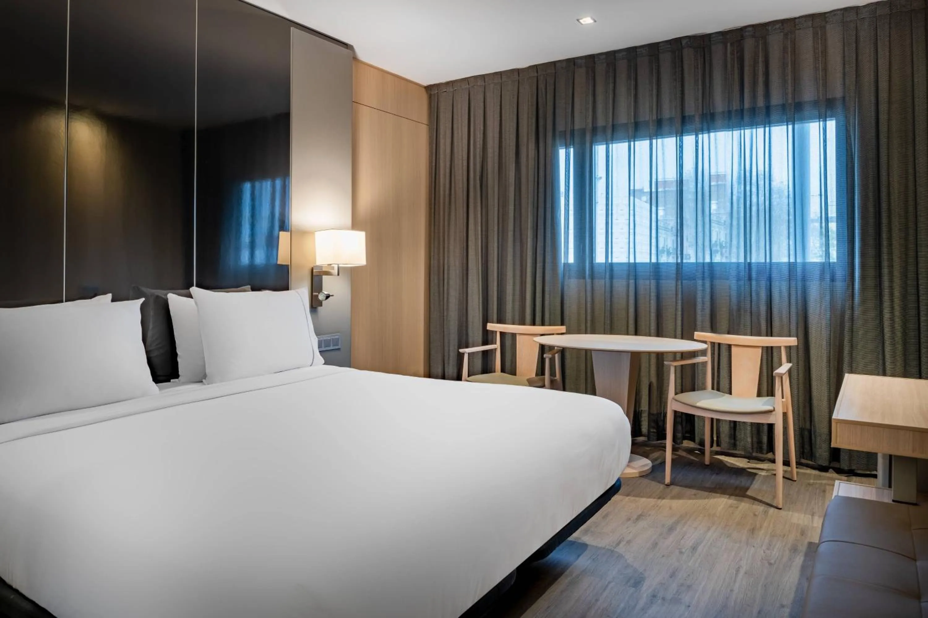 Photo of the whole room, Bed in AC Hotel Sants by Marriott