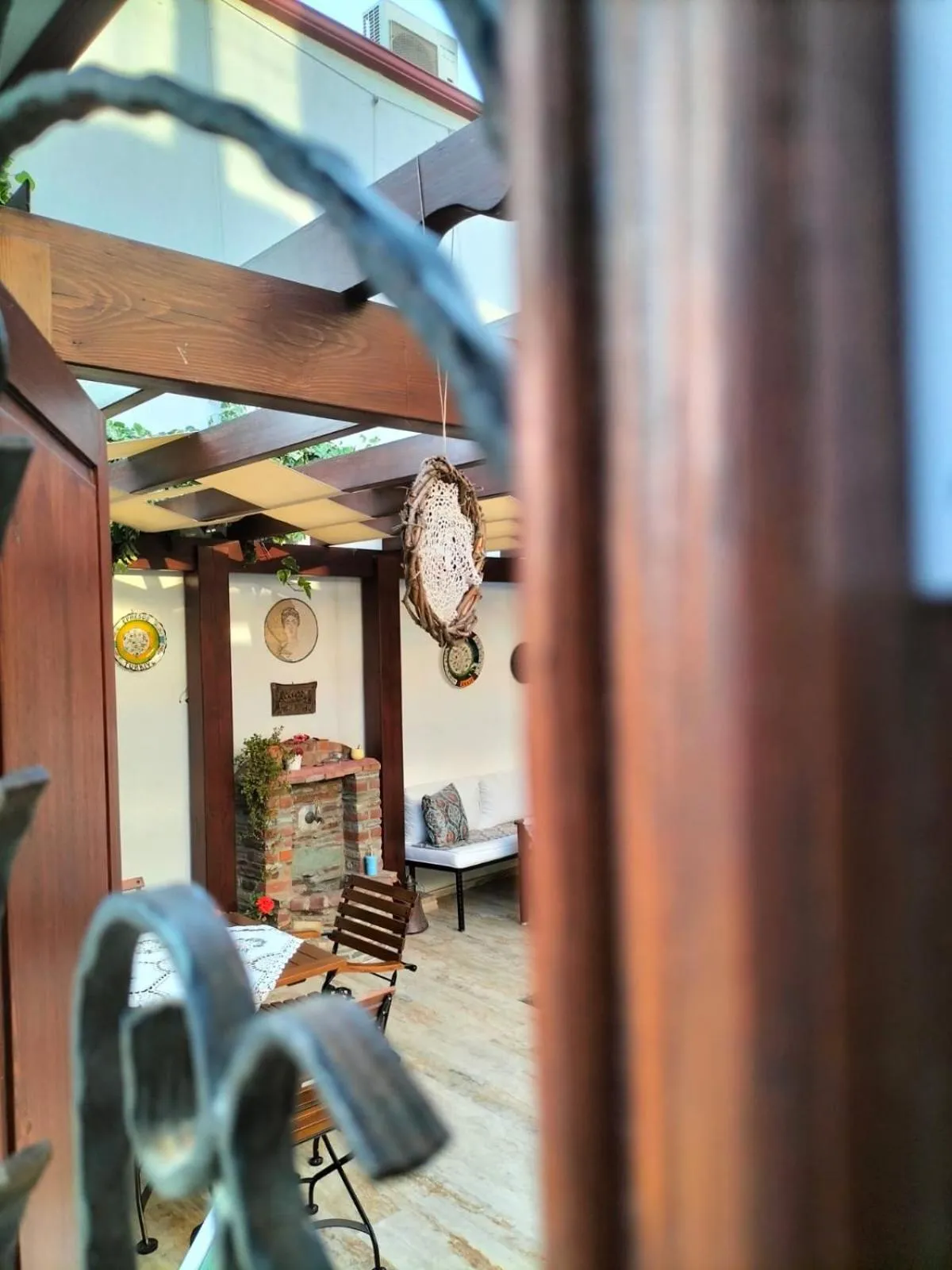 Decorative detail in Hotel Mary's House