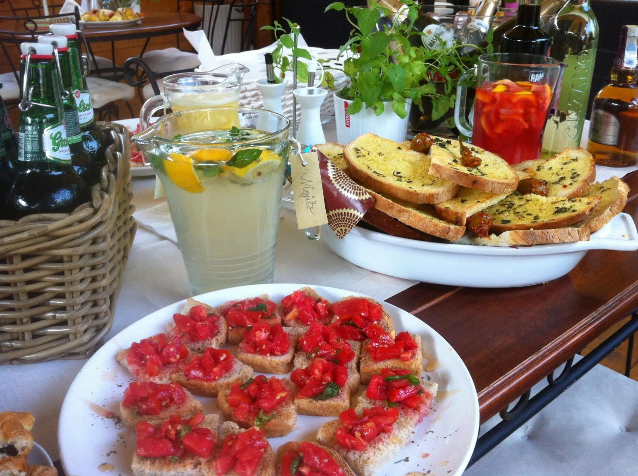 Food and drinks in Hotel Vanilla