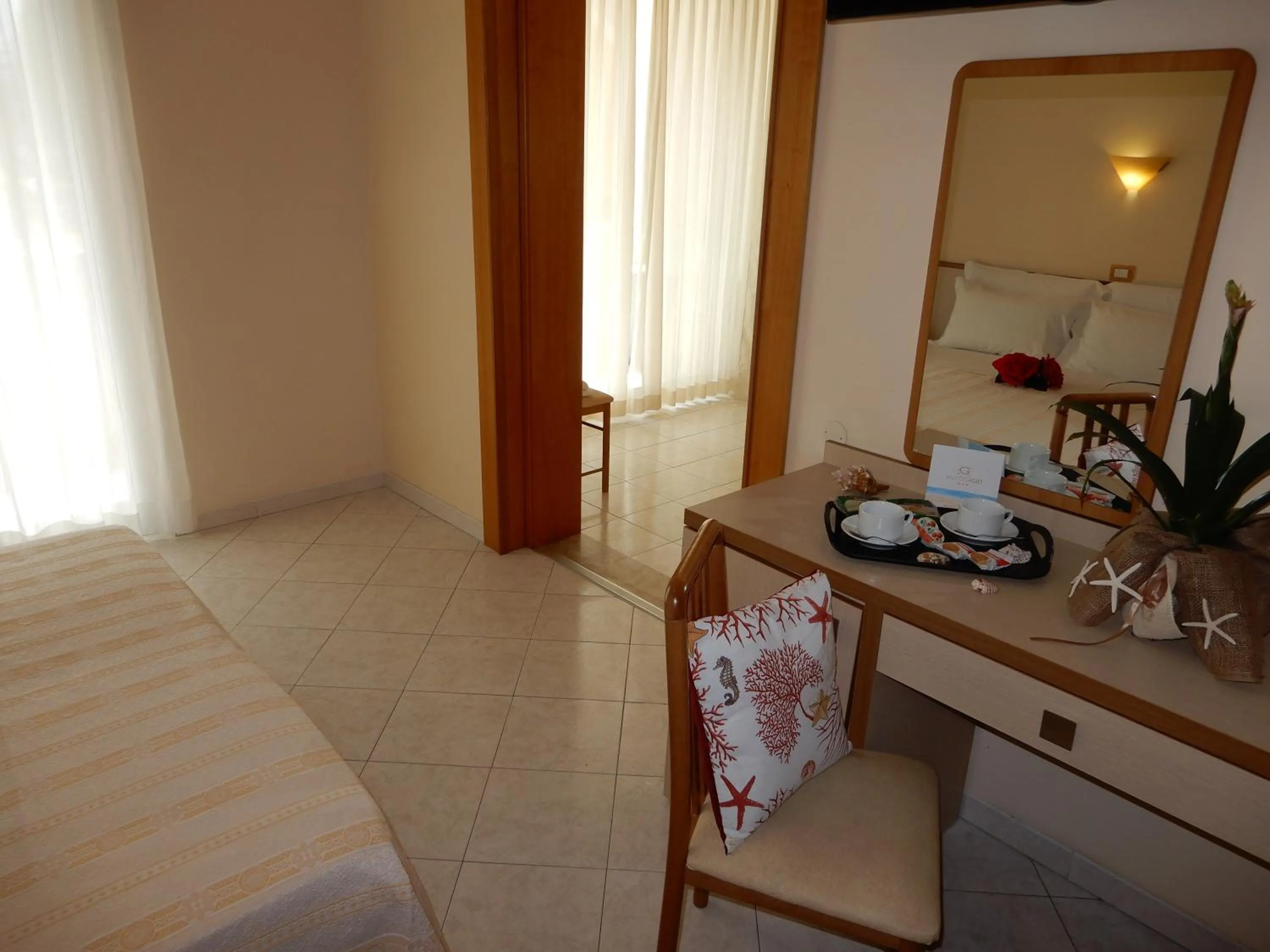 Bed in Hotel San Giorgio