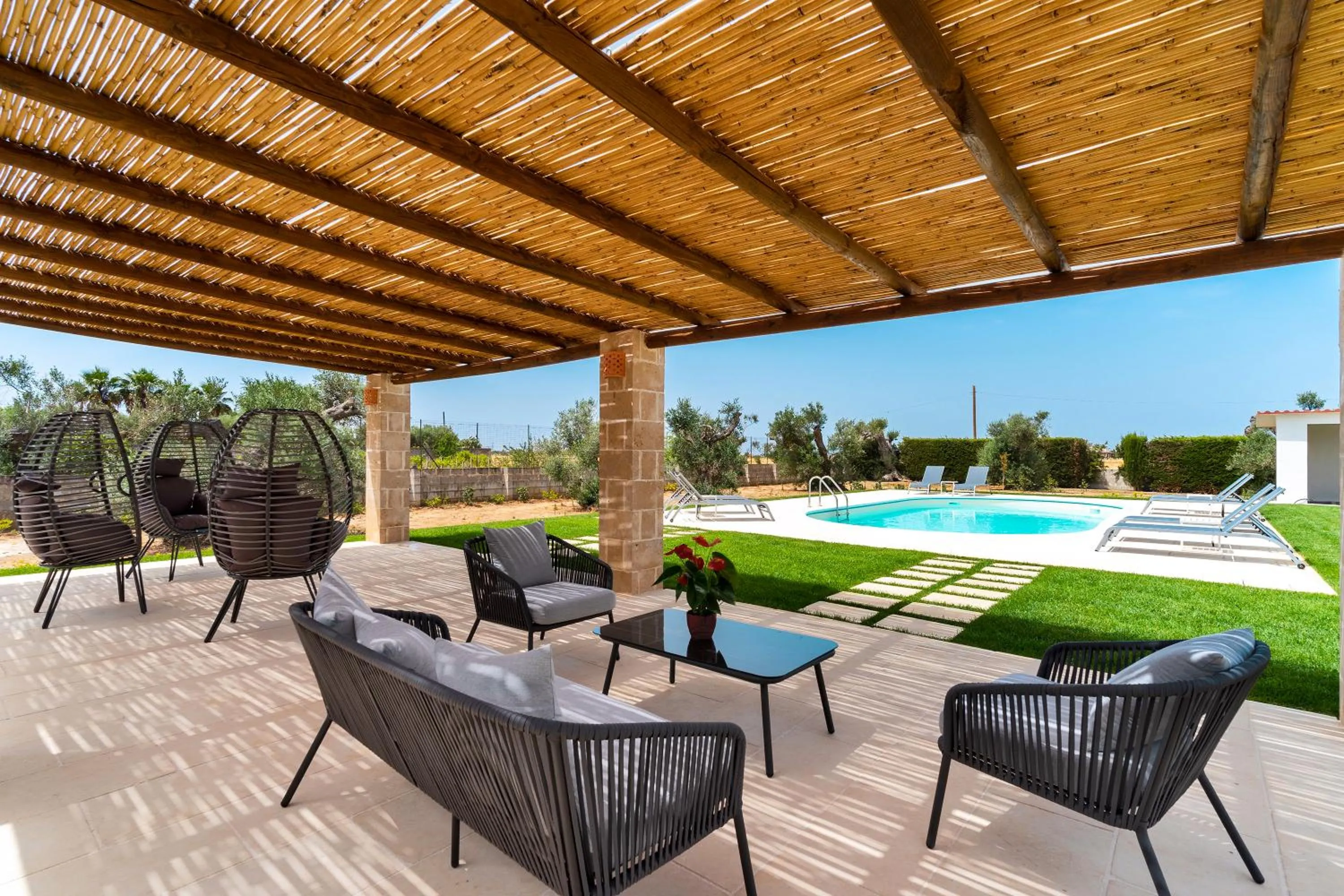 Patio in B&B Rosa Dei Venti