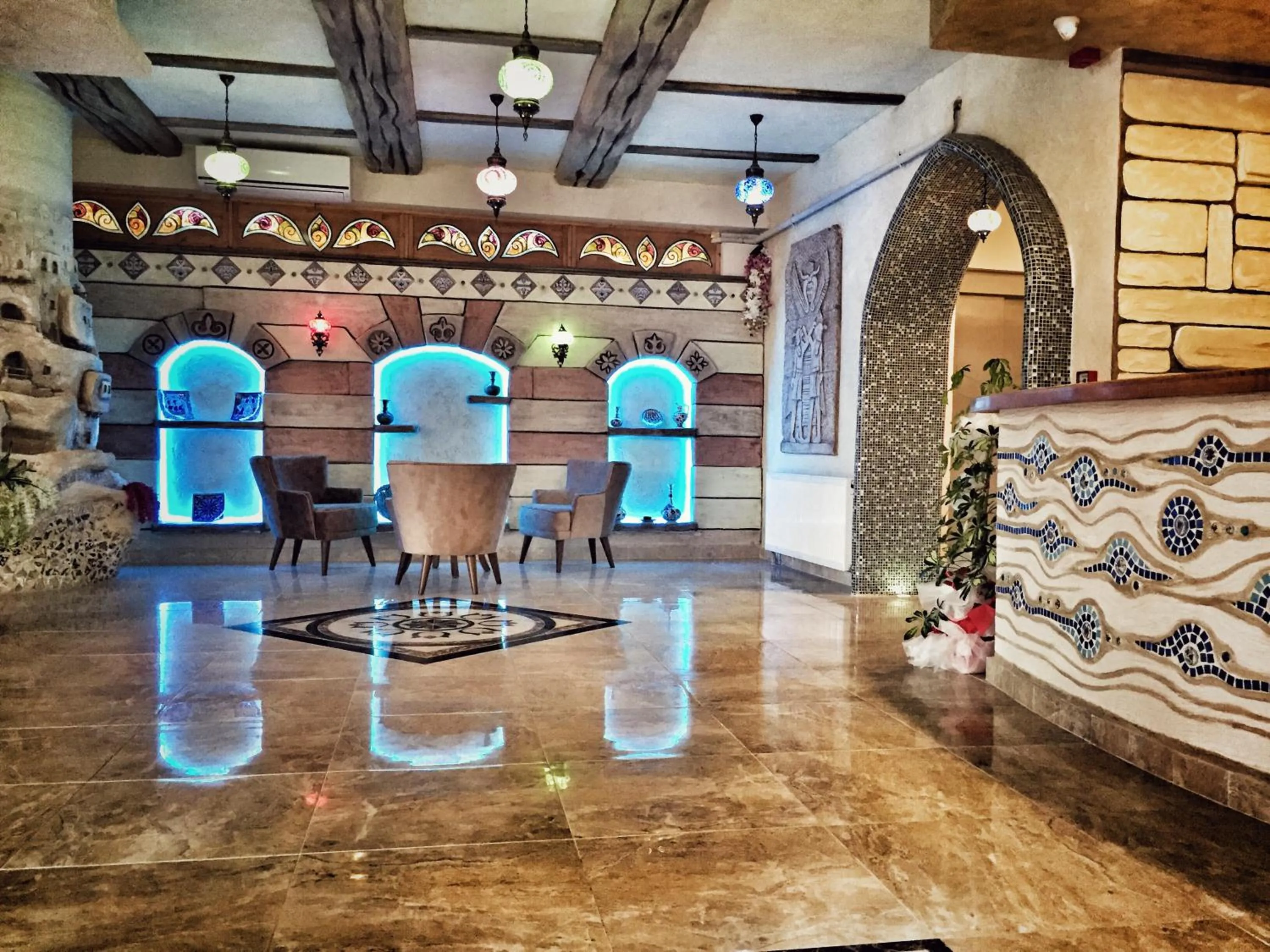 Facade/entrance in Waha Hotel