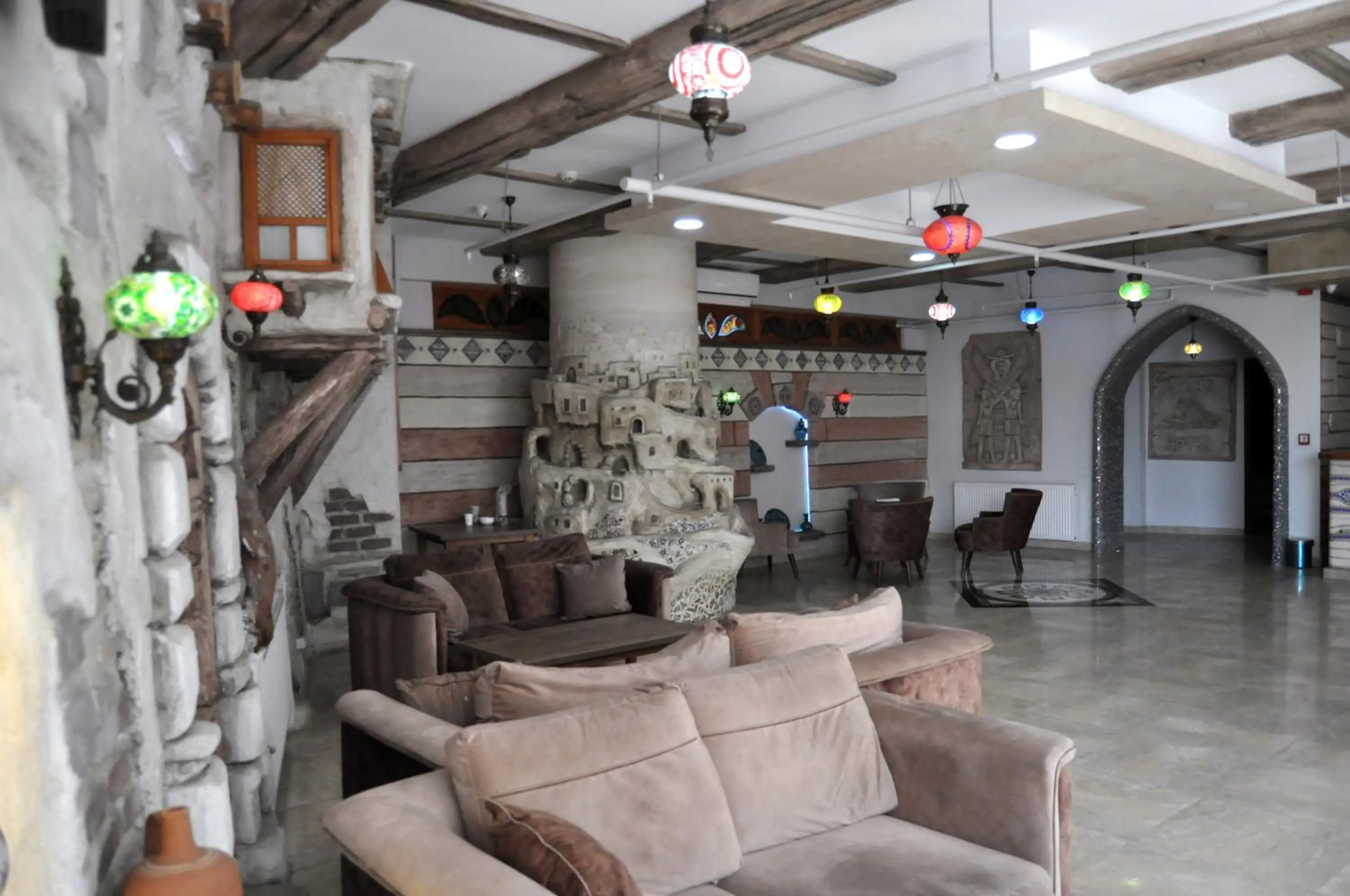 Lobby or reception in Waha Hotel