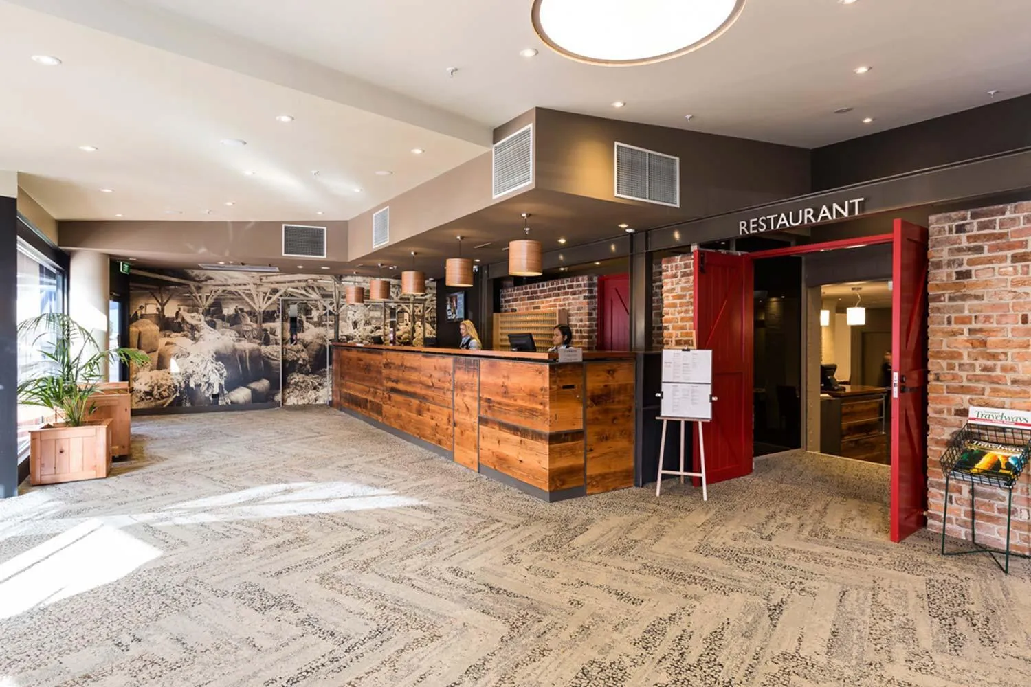 Lobby or reception in The Old Woolstore Apartment Hotel
