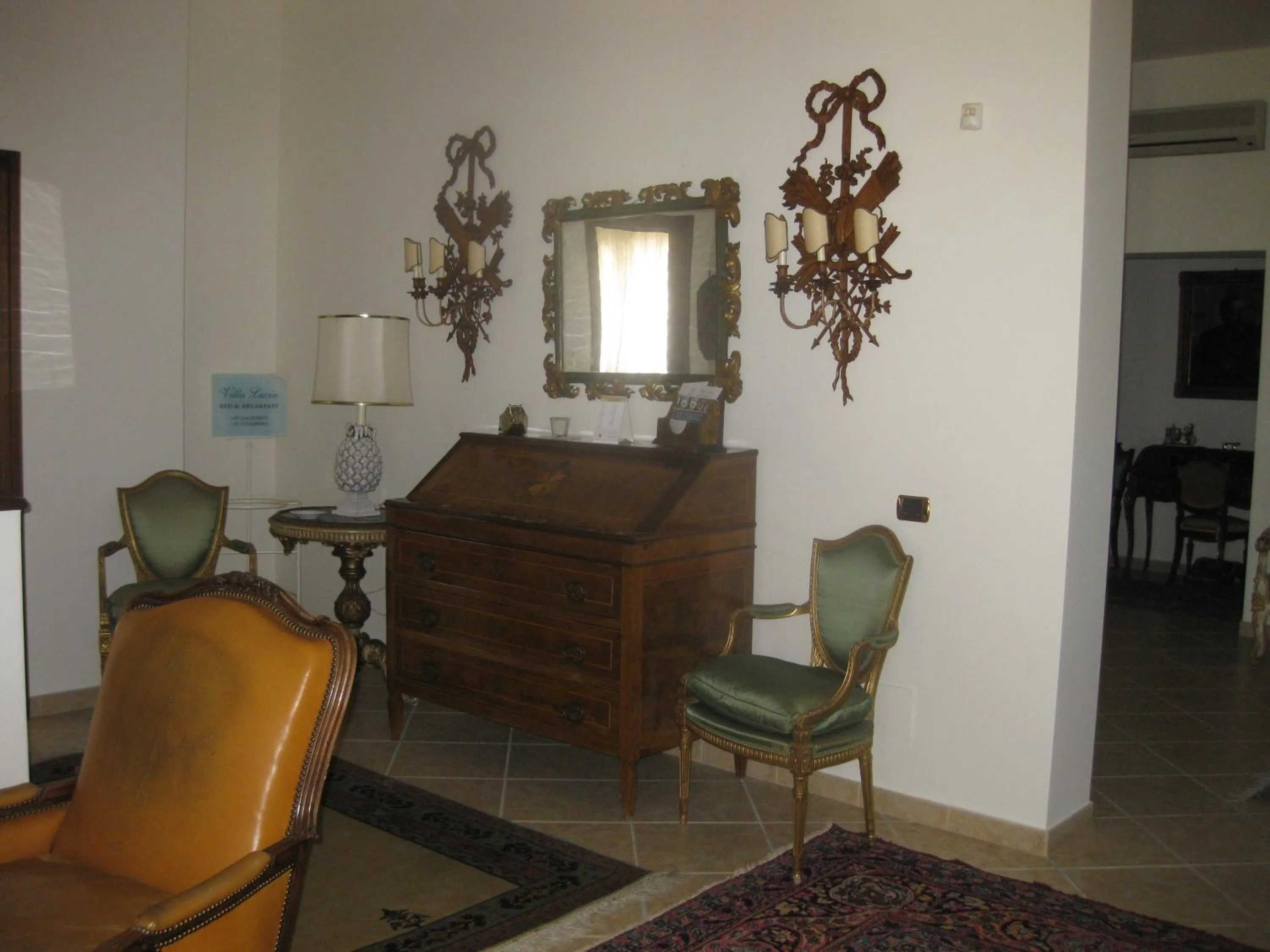 Lobby or reception in B&B Villa Lucia