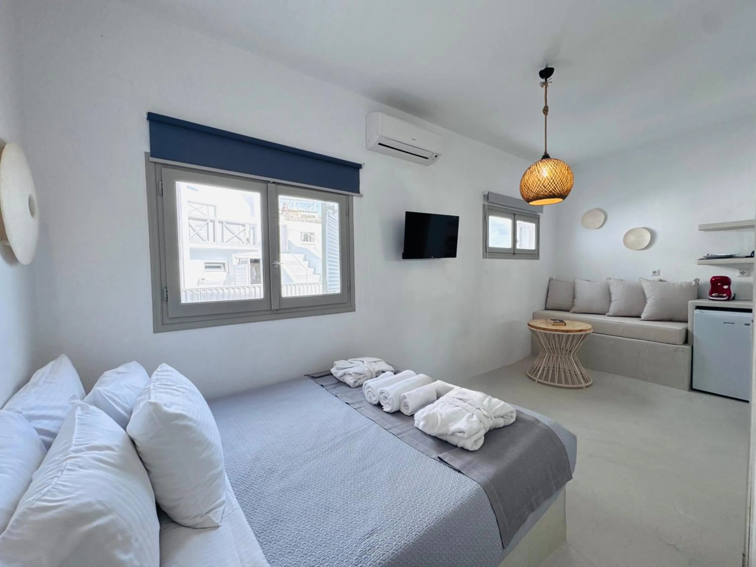 Bed in Kaleidoscope Cave Houses