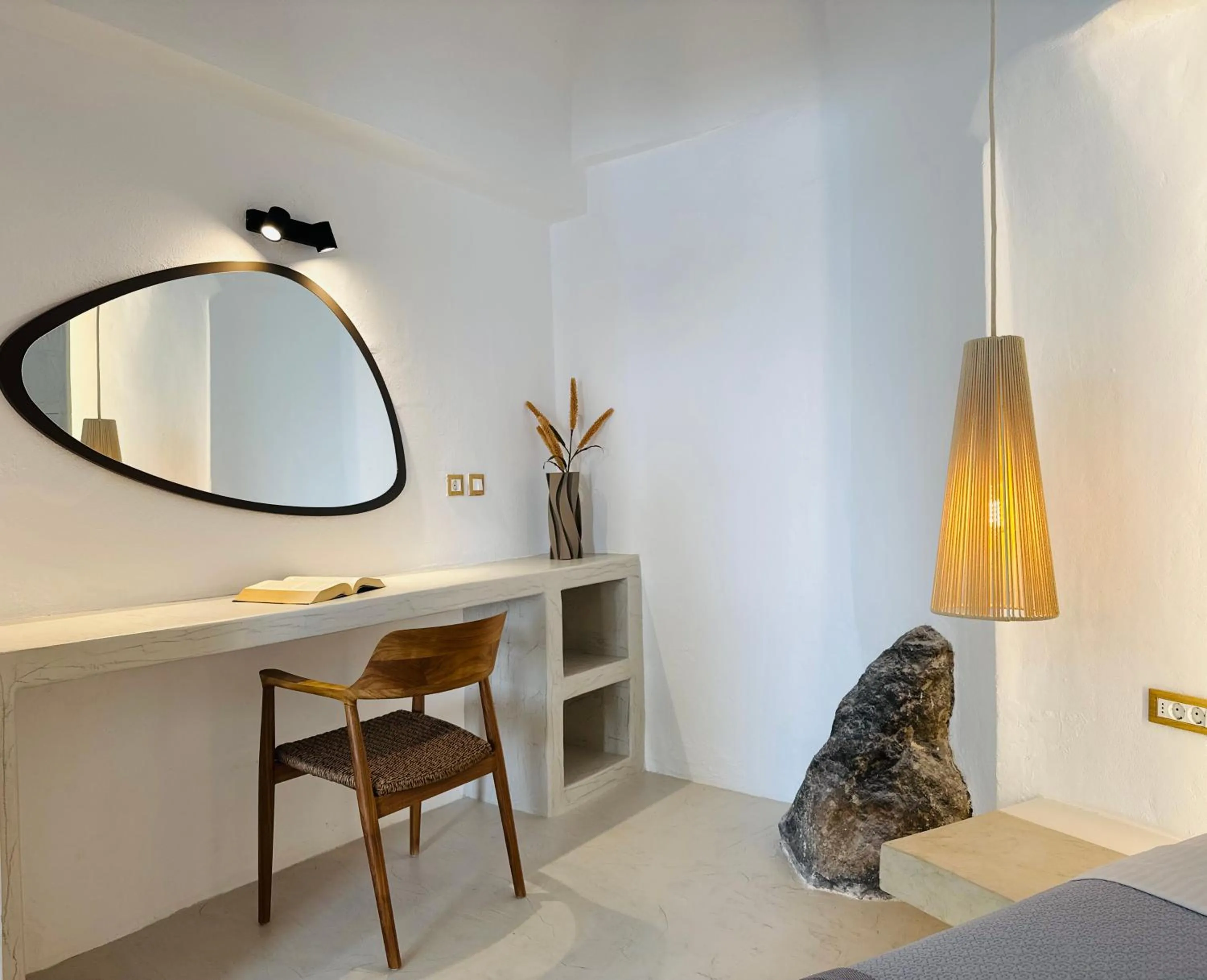 Bed in Kaleidoscope Cave Houses