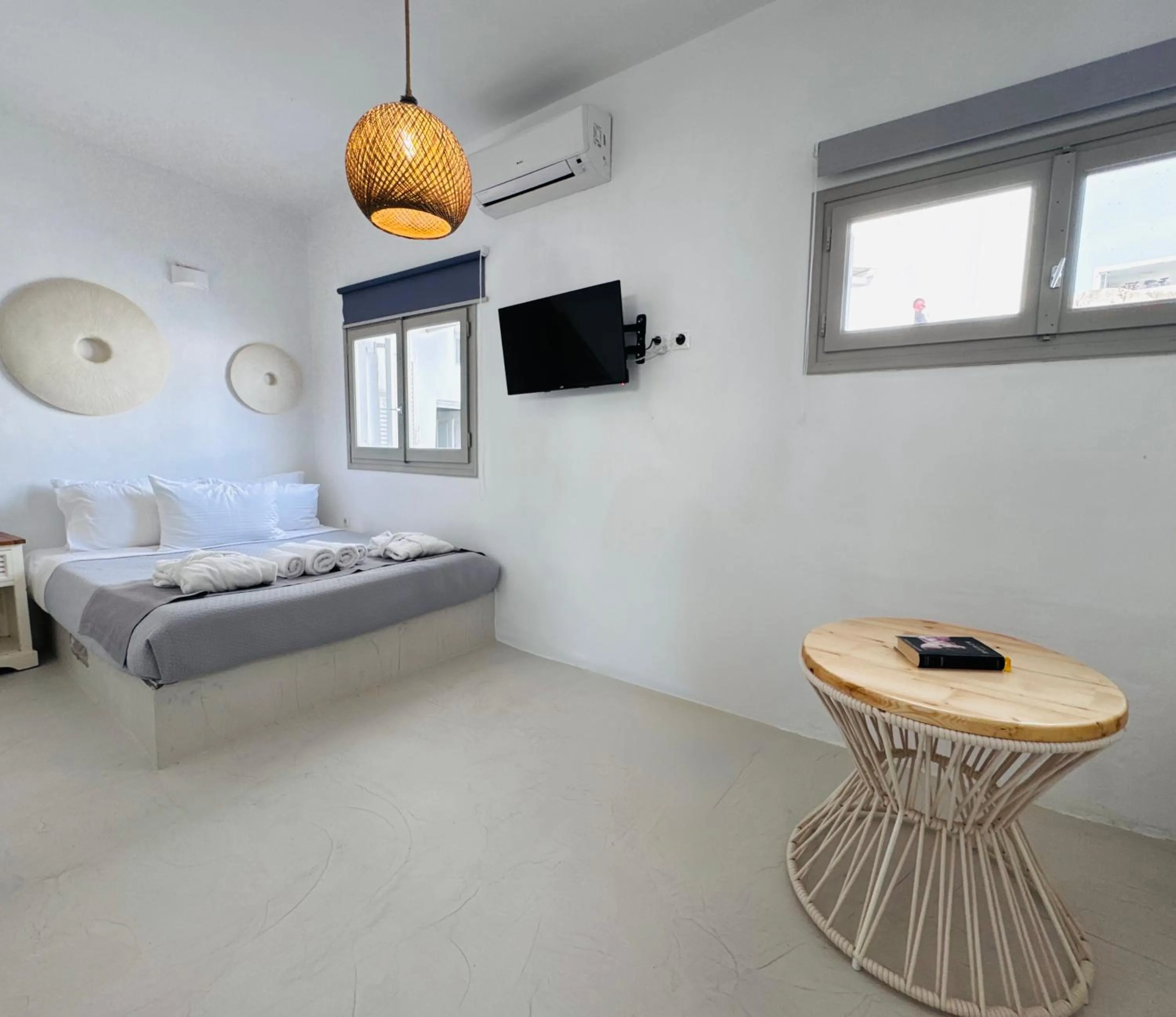 Bed in Kaleidoscope Cave Houses