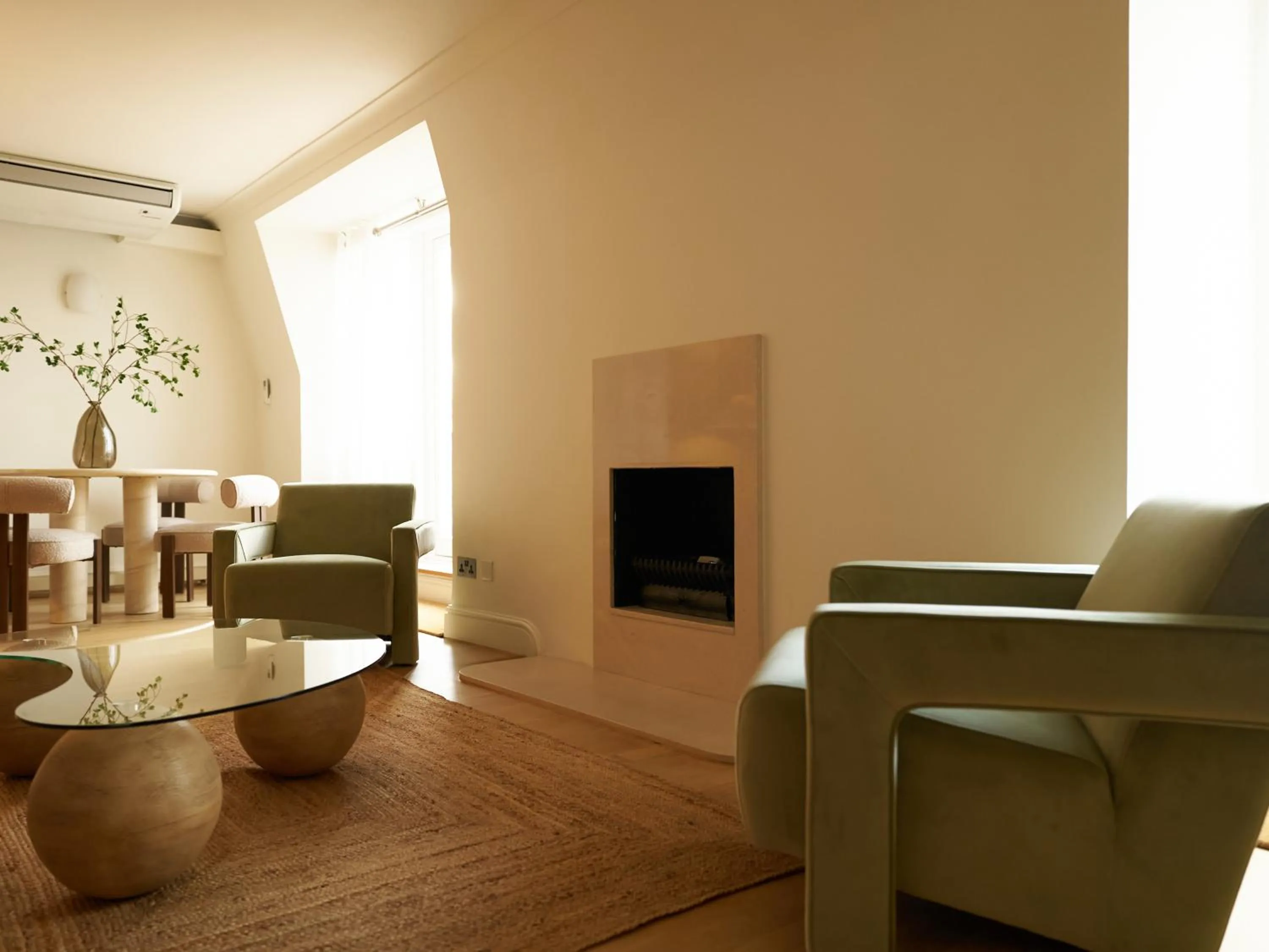 Living room in Europa House Apartments