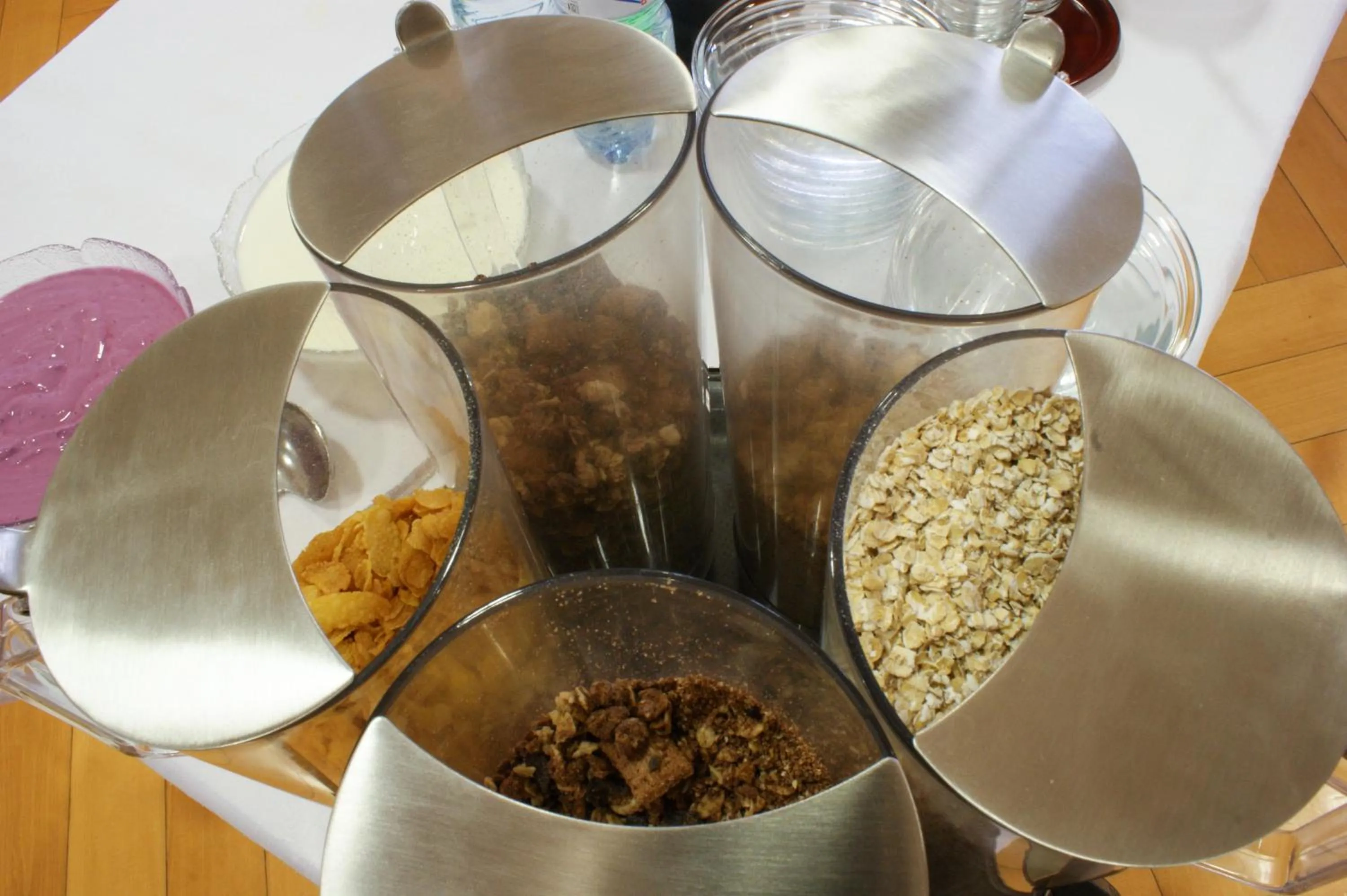 Buffet breakfast in Hostel Eckstein