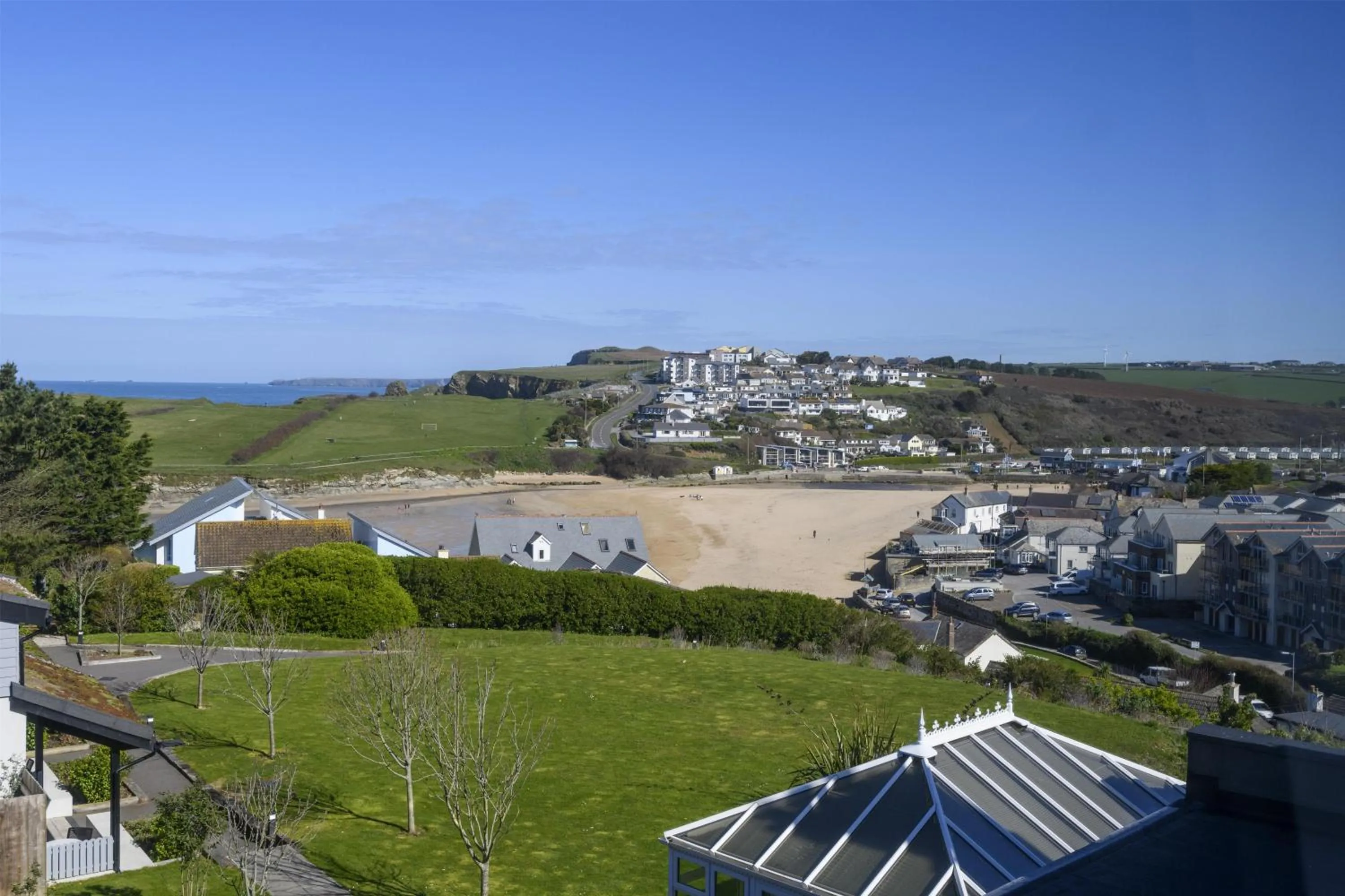 Bedroom in Sure Hotel Collection by Best Western Porth Veor Manor Hotel
