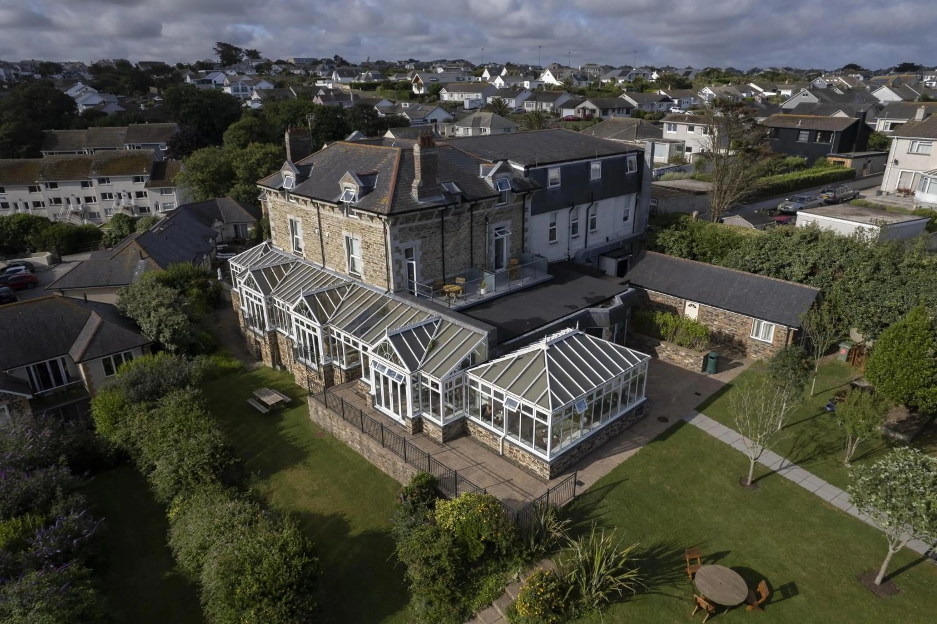 Property building in Sure Hotel Collection by Best Western Porth Veor Manor Hotel