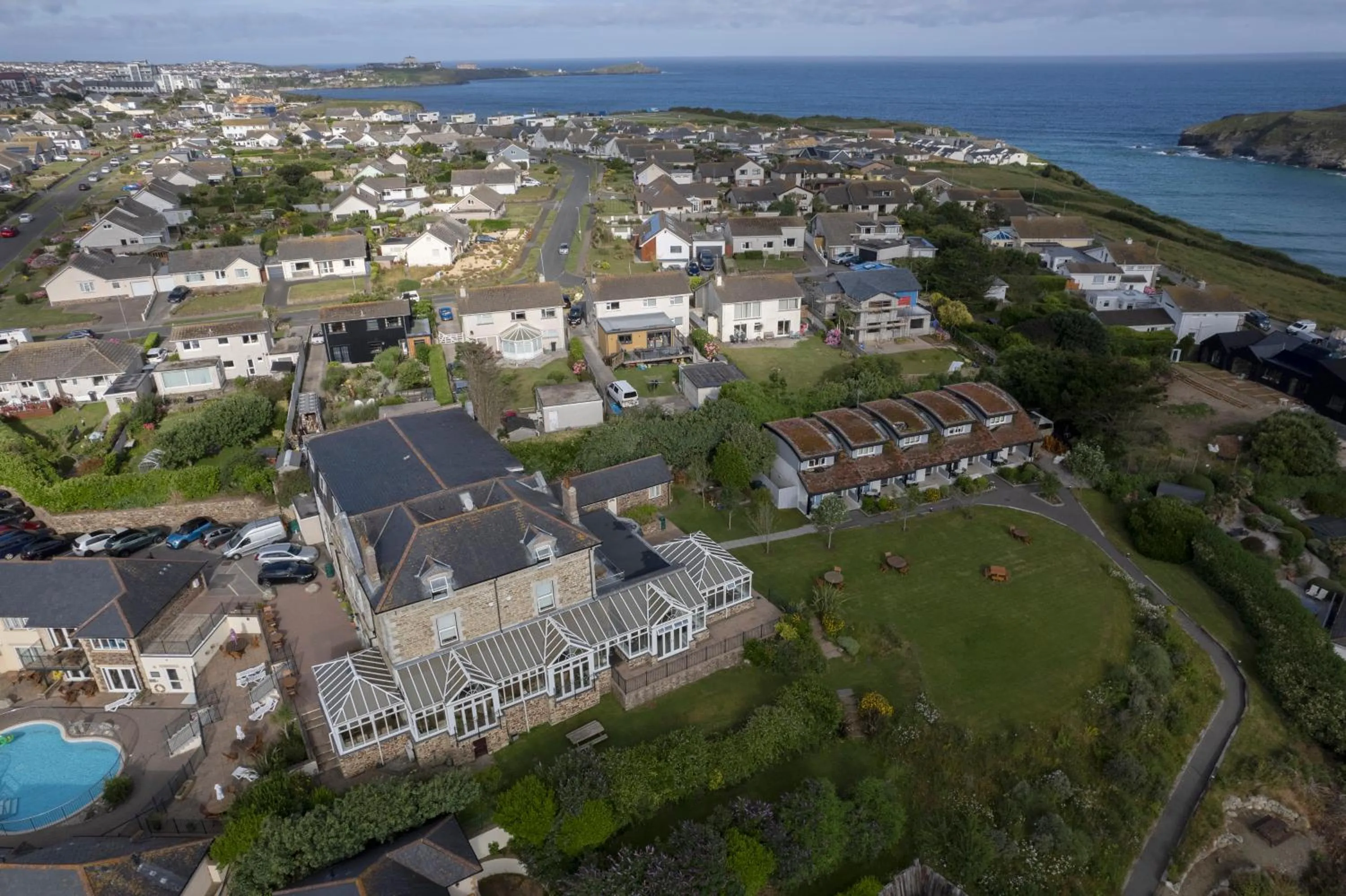 Property building in Sure Hotel Collection by Best Western Porth Veor Manor Hotel