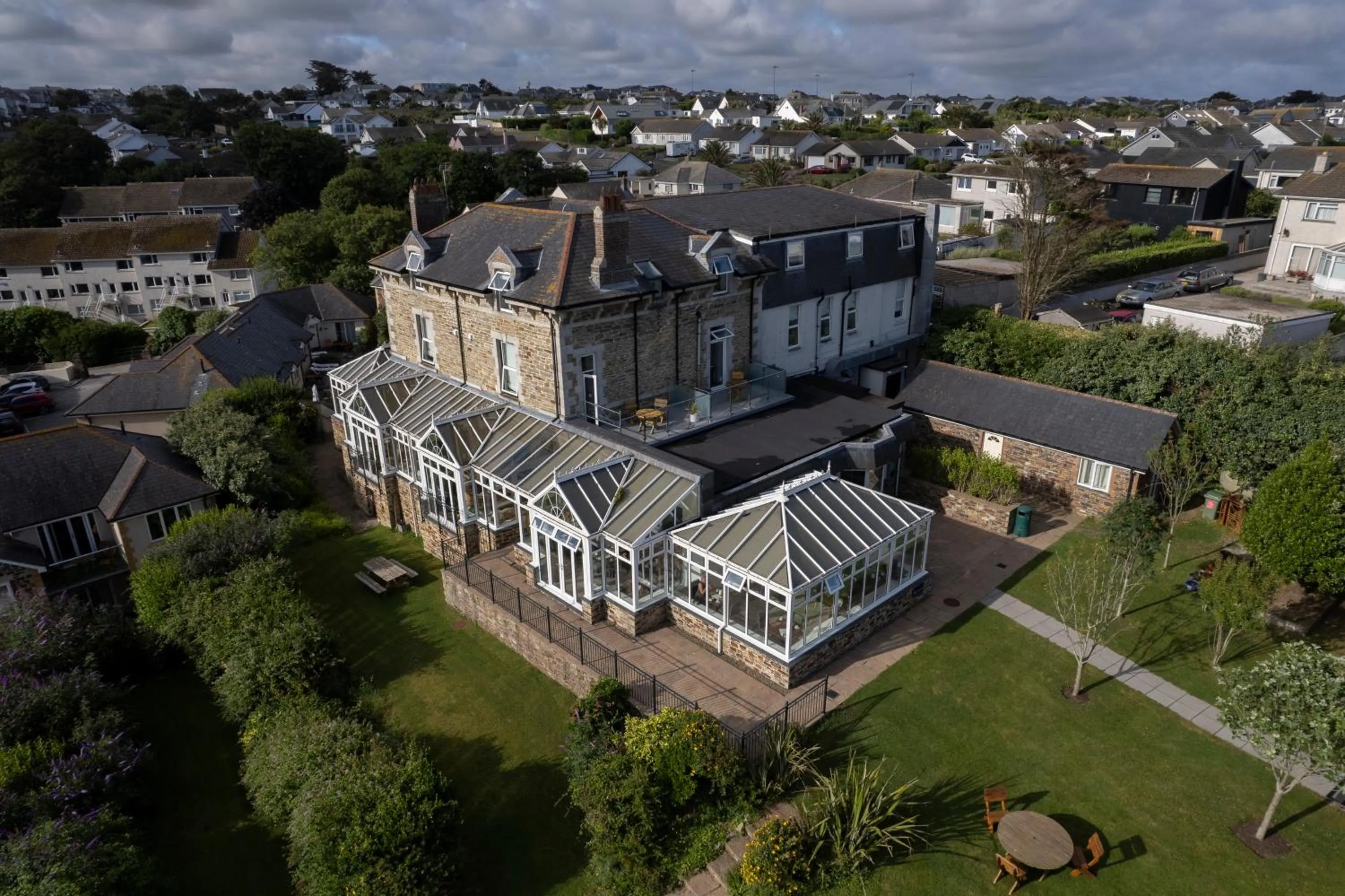 Property building in Sure Hotel Collection by Best Western Porth Veor Manor Hotel