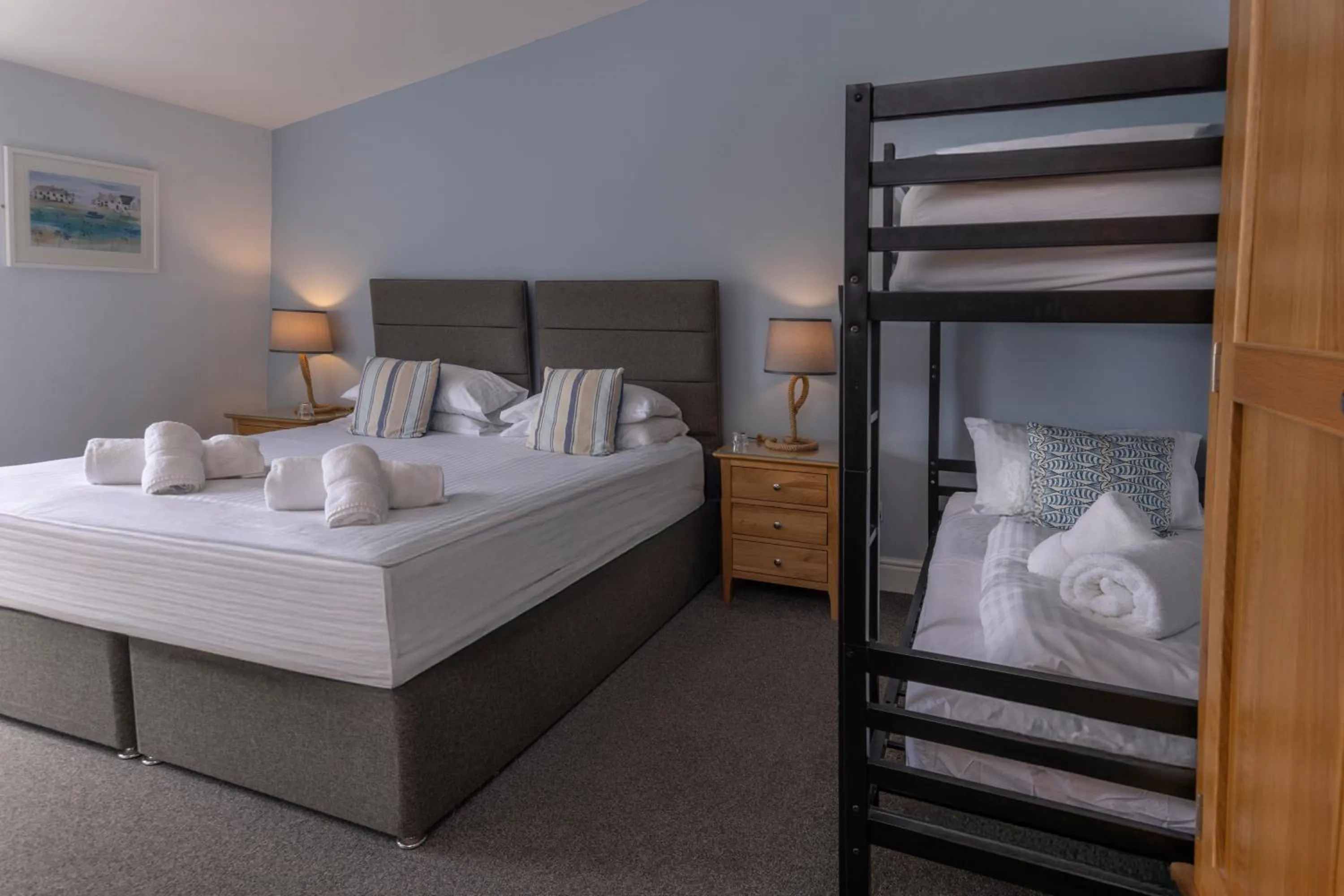 Bed in Sure Hotel Collection by Best Western Porth Veor Manor Hotel