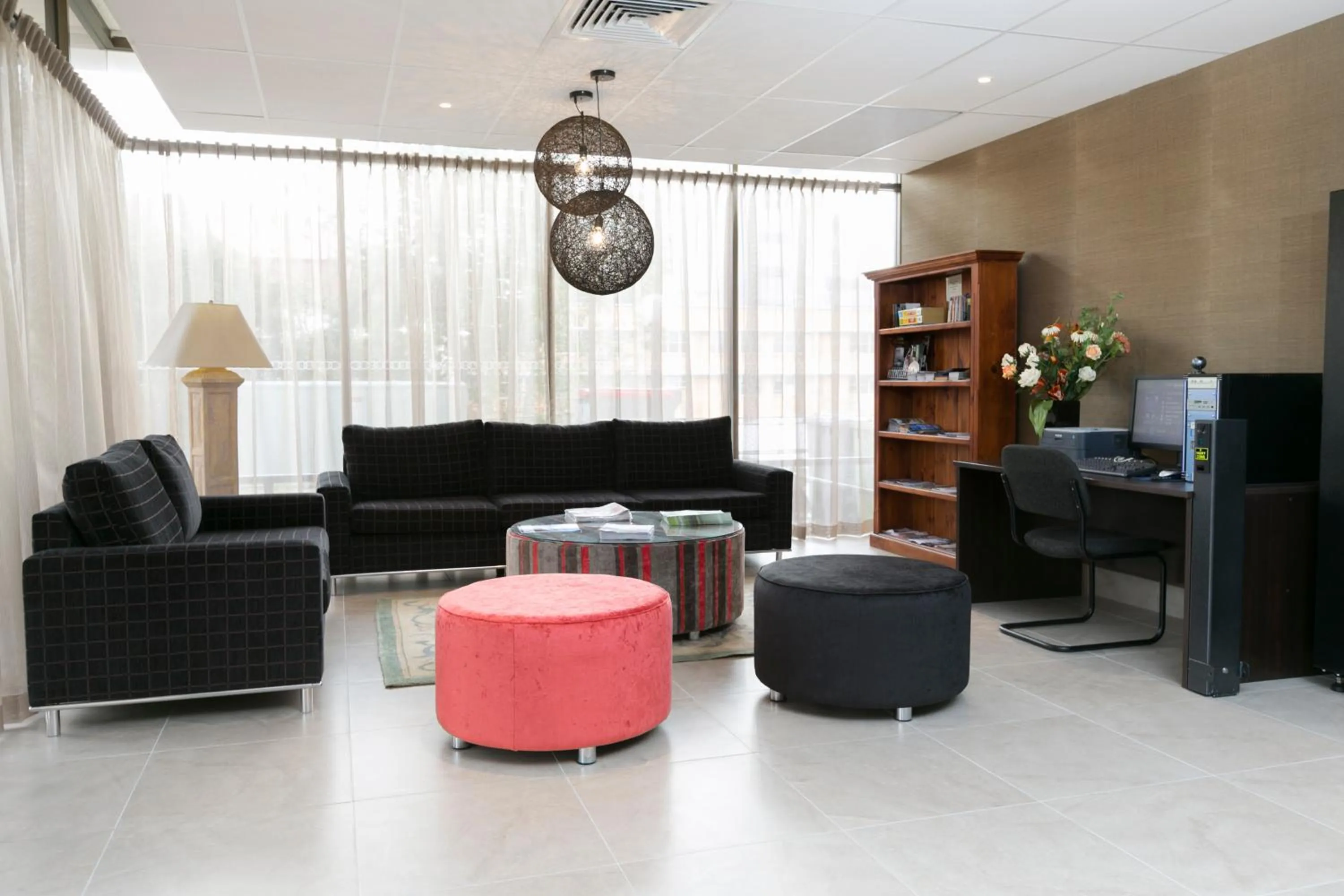 Communal lounge/ TV room in Summit Apartments