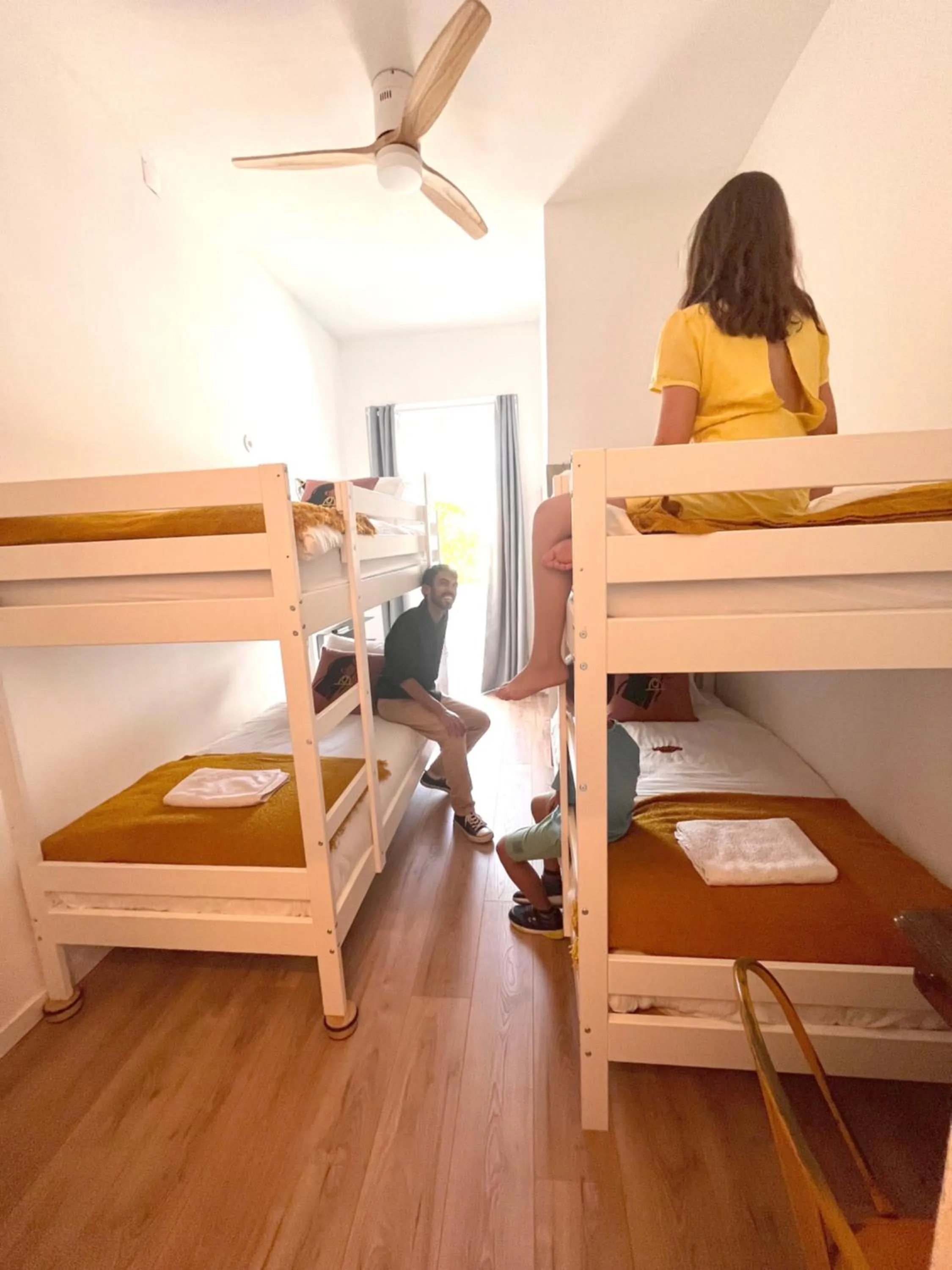 Quadruple Room with Private Bathroom in Lisbon Chillout Hostel