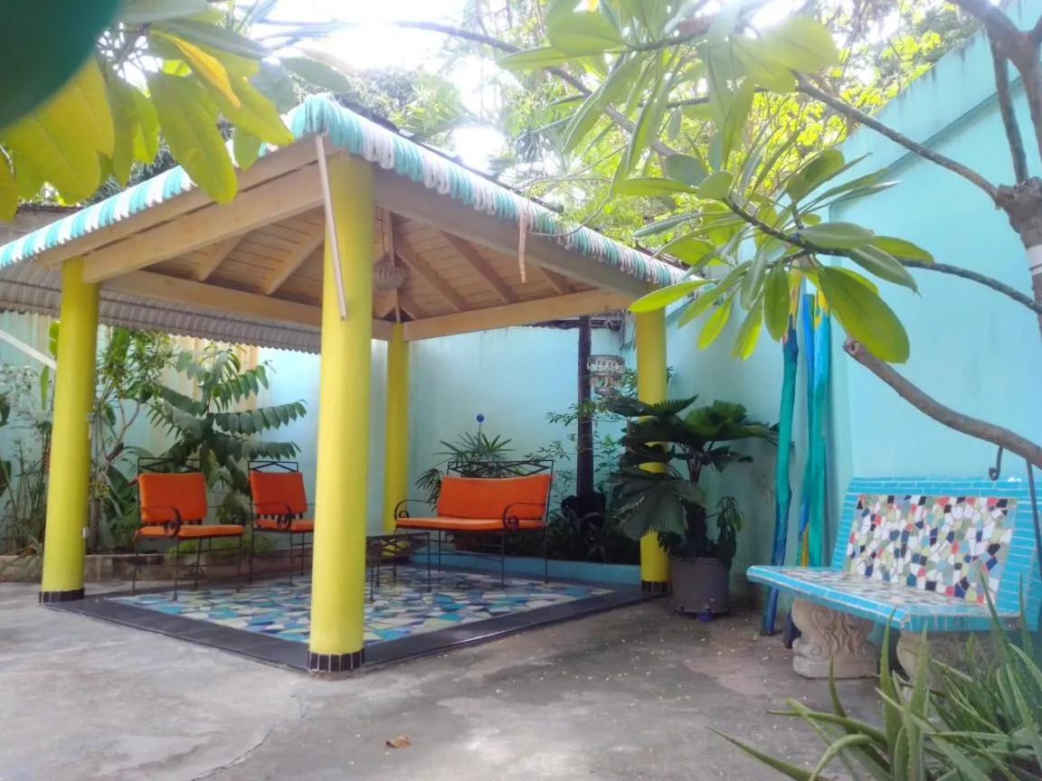 Patio in Casa Azul - Apartment