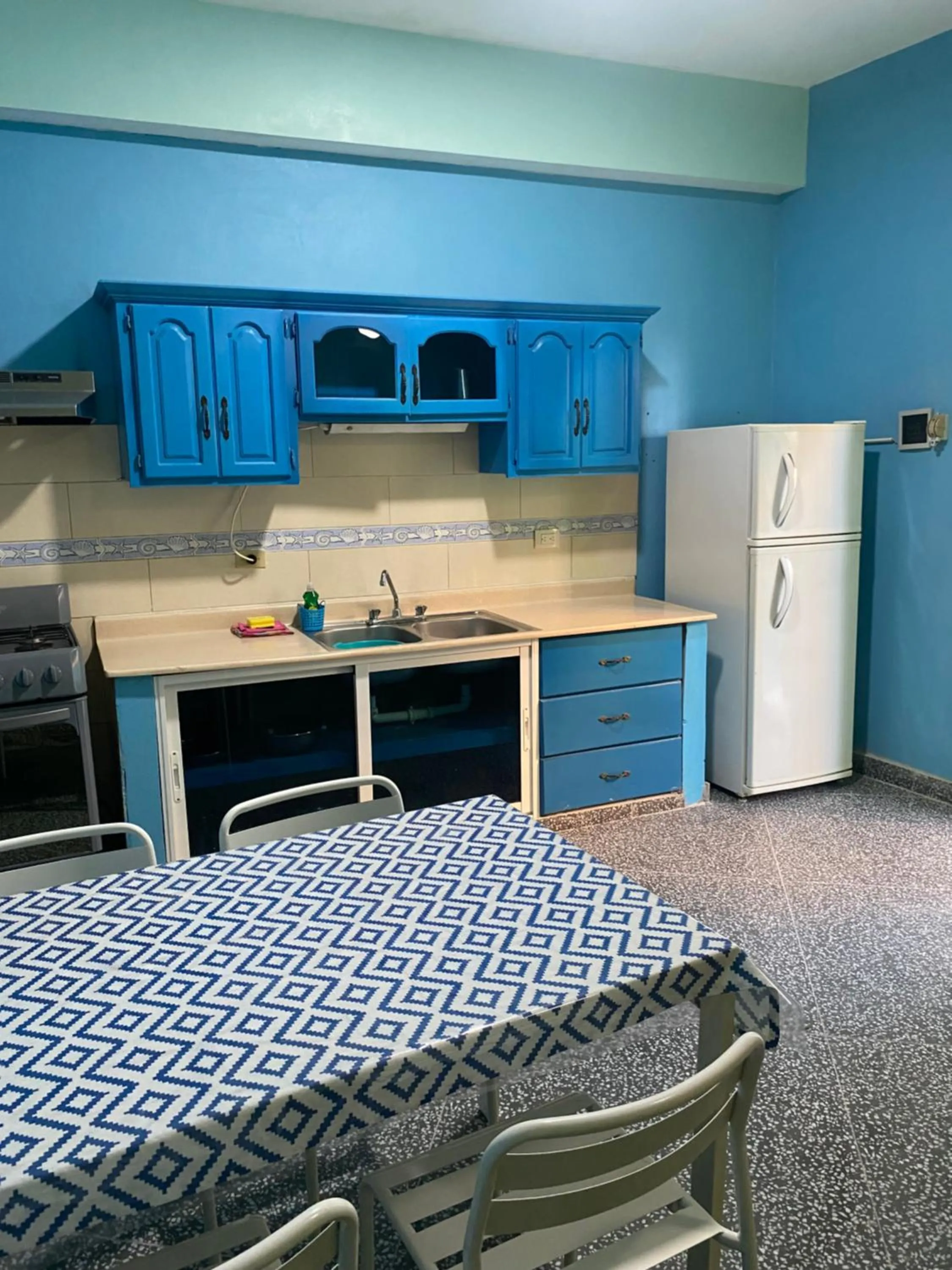 Kitchen or kitchenette in Casa Azul - Apartment