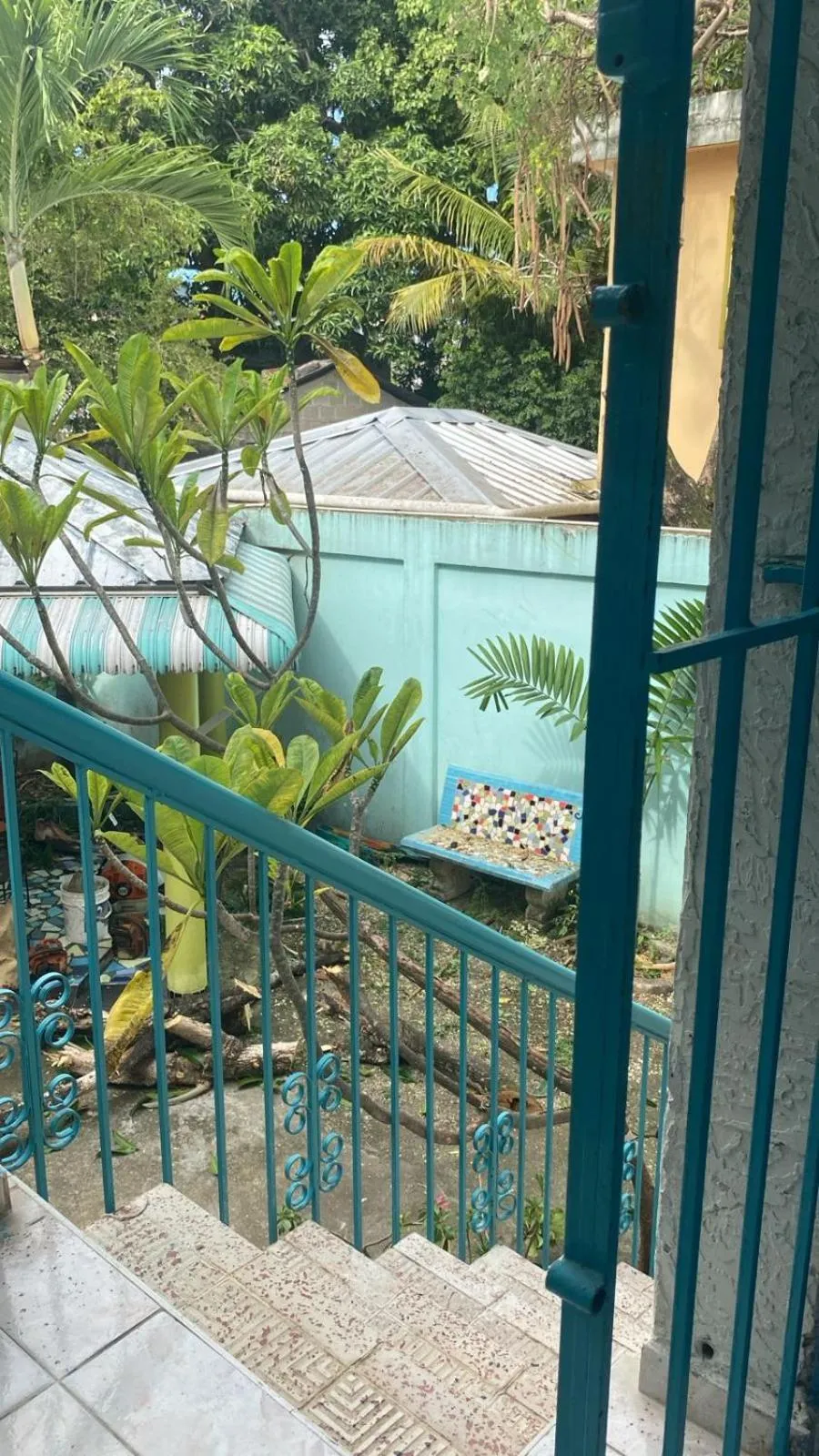 Garden view in Casa Azul - Apartment