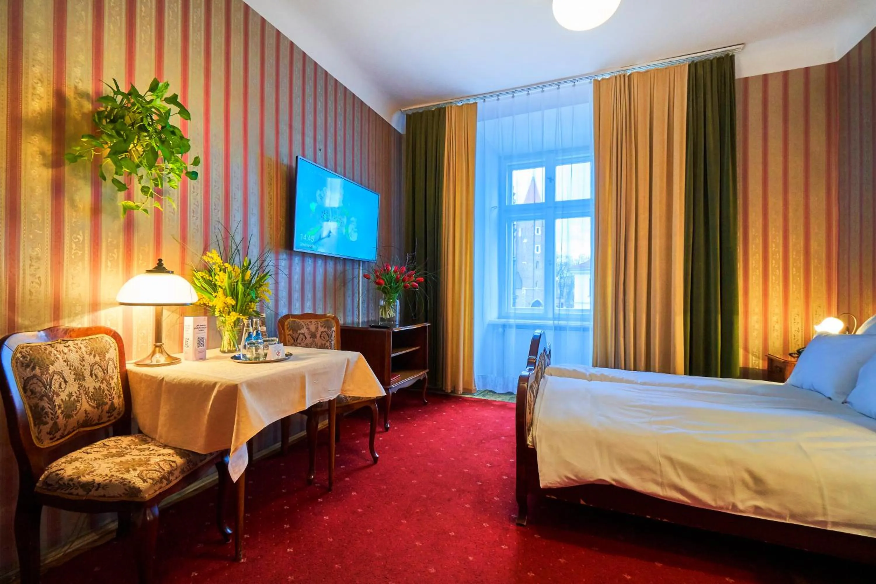 Photo of the whole room, Bed in Pollera