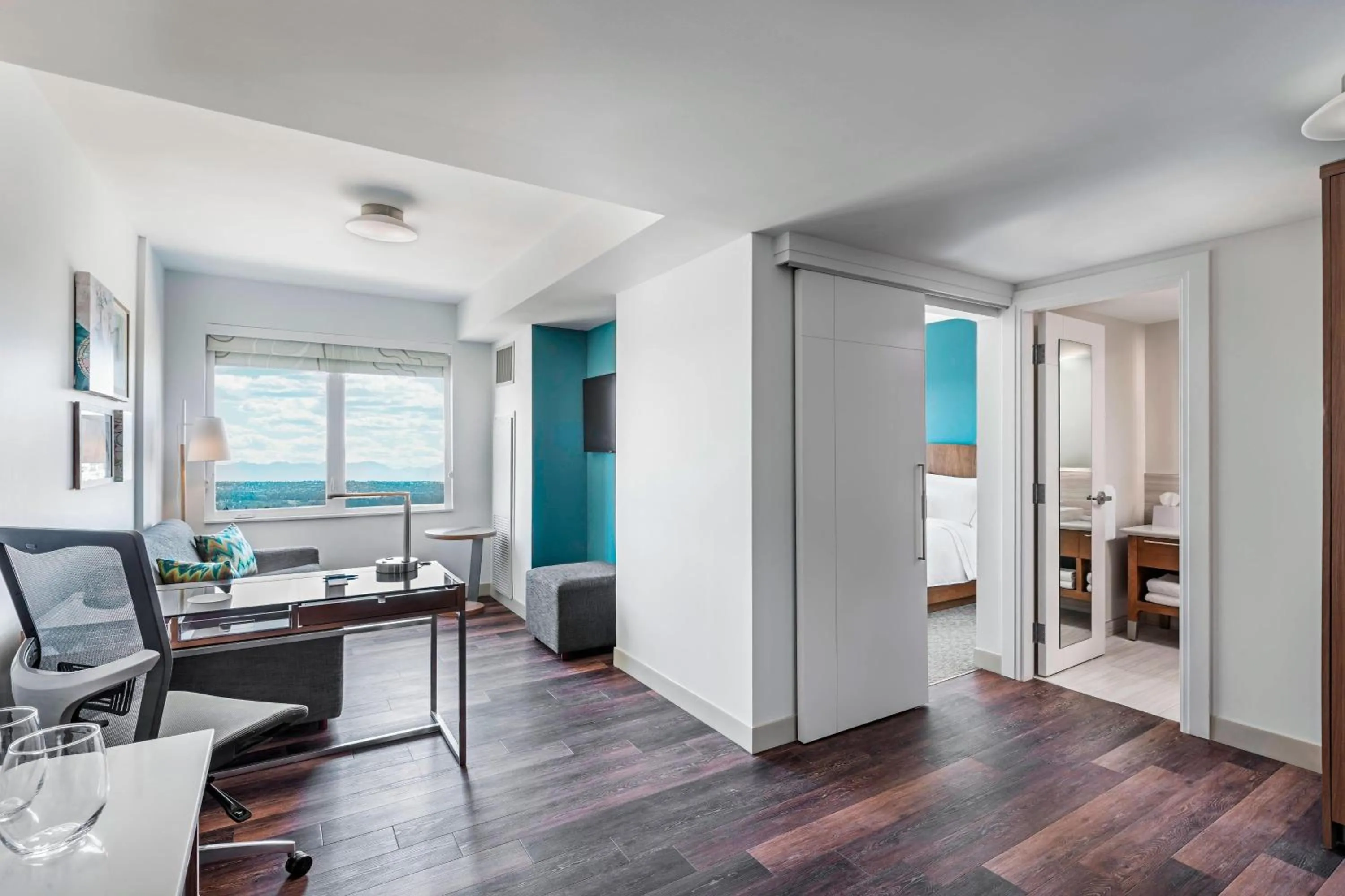 Bedroom in Element Calgary Airport